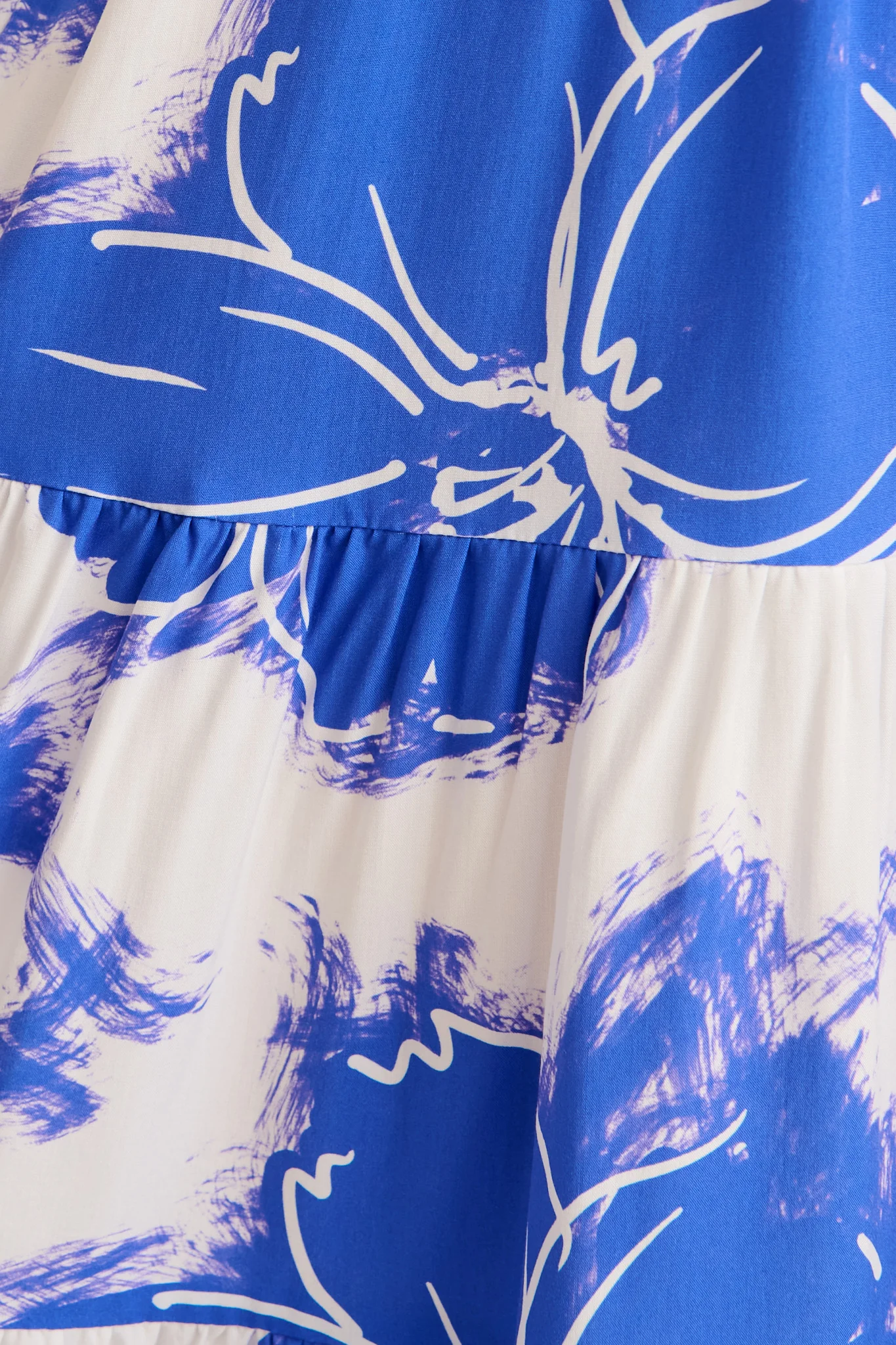 Covia Dress in Blue and White Floral - Image 6