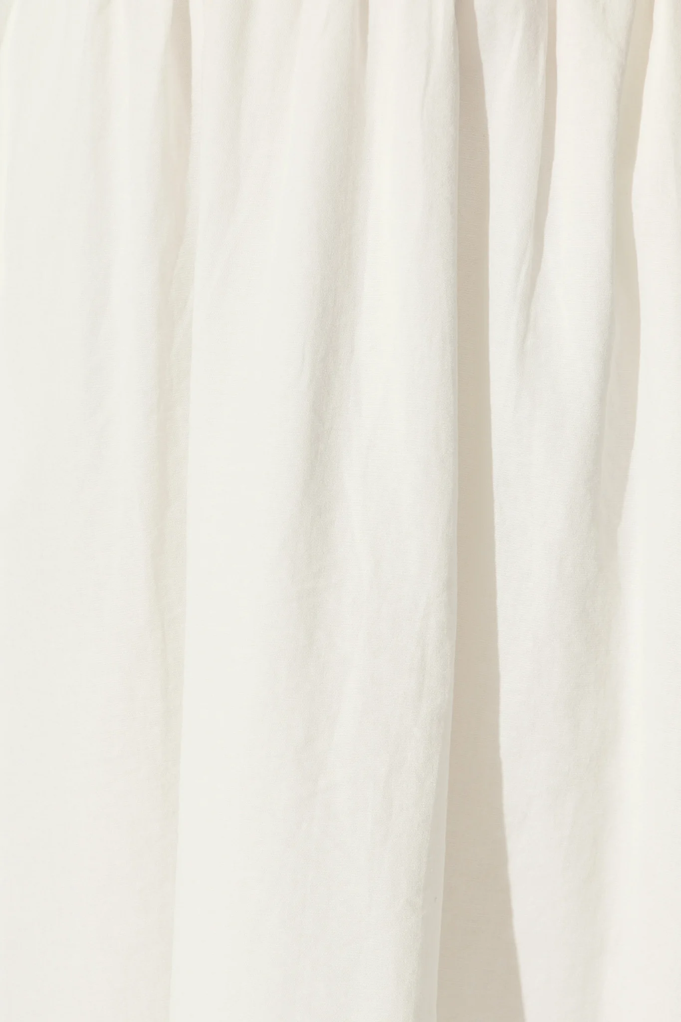Cylas Midi Skirt in White Linen Blend - Image 6