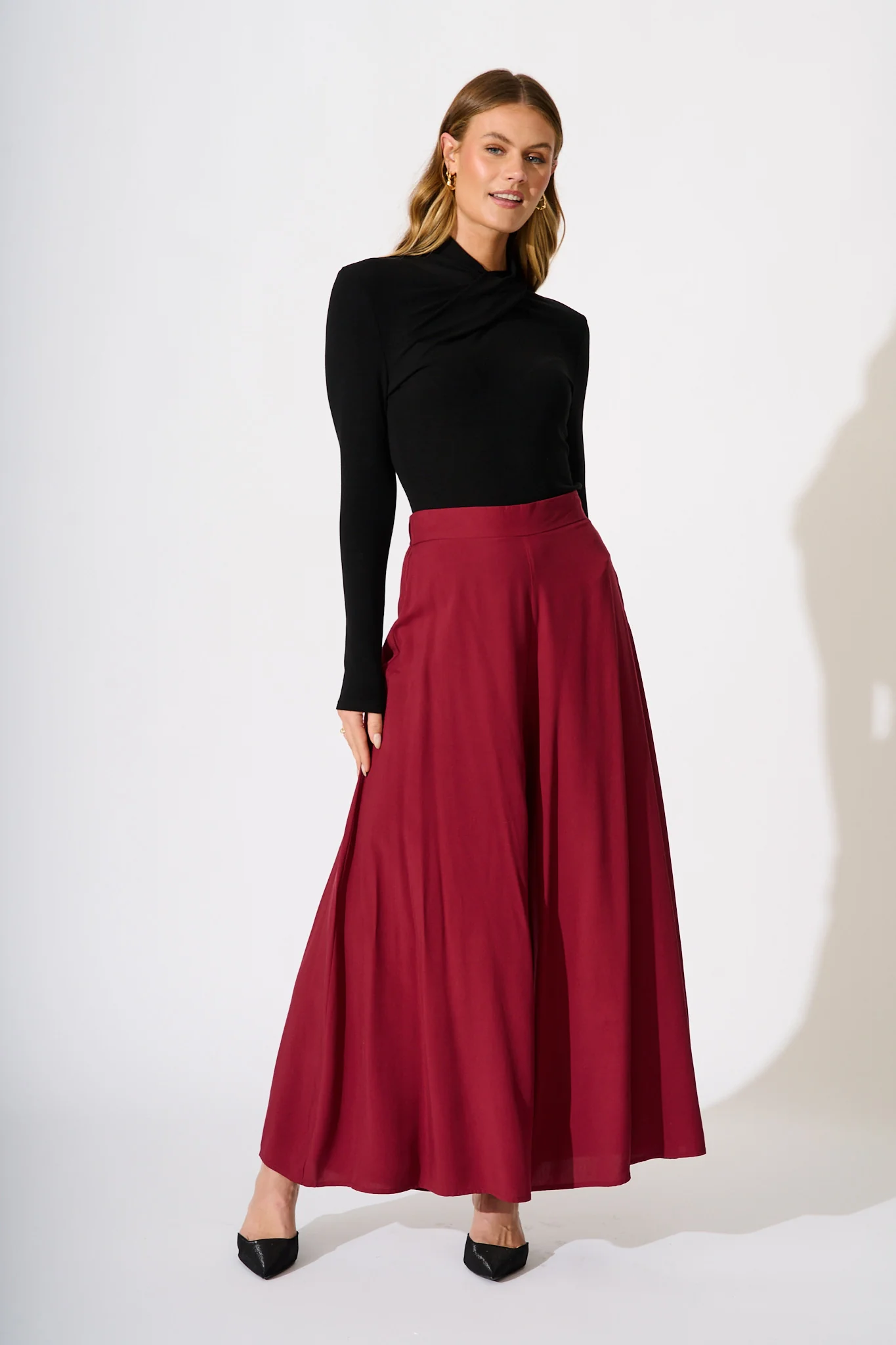Denver Pant in Wine - Image 7