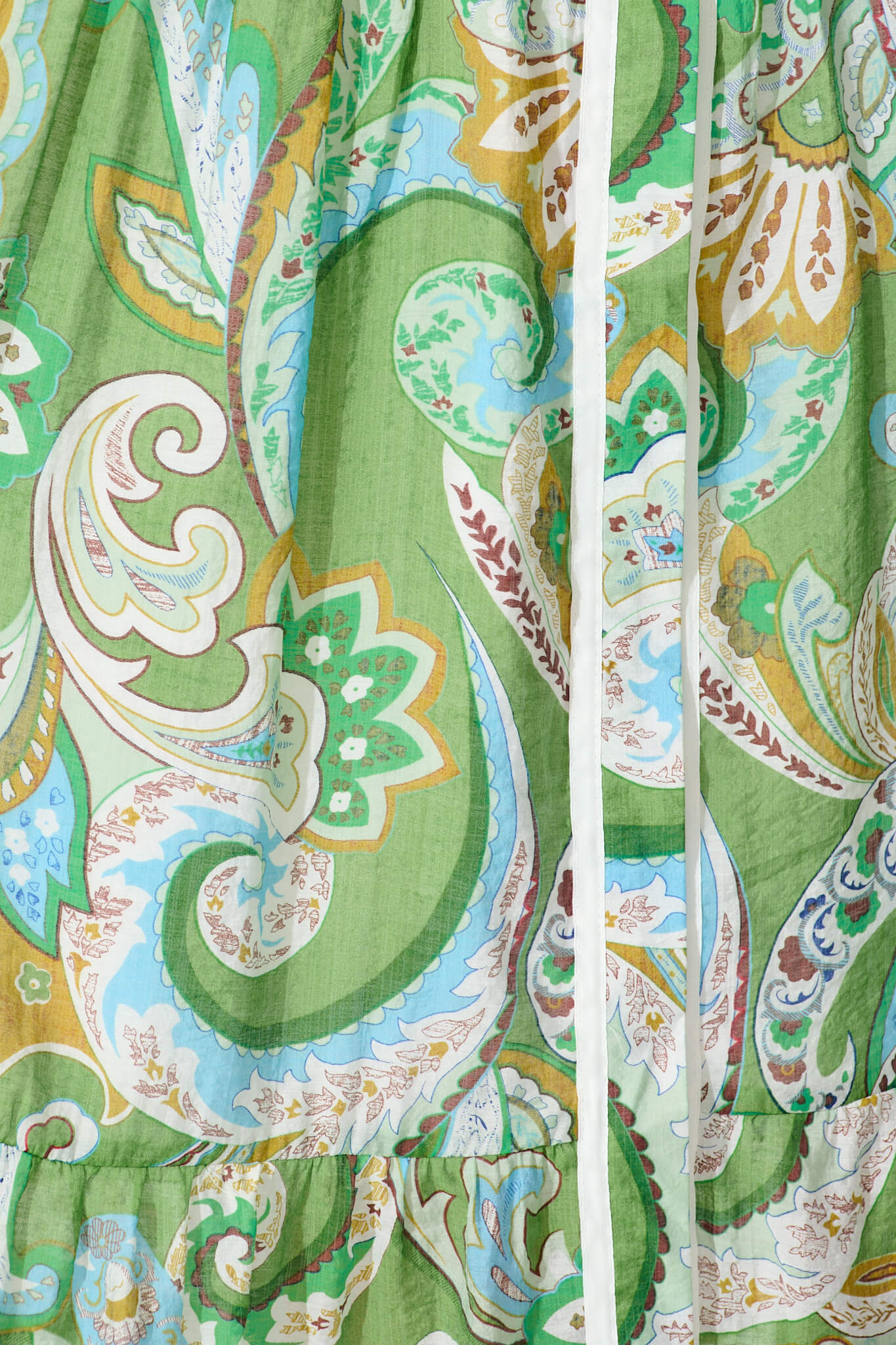Dion Maxi Shirt Dress In Green Multi Print - Image 6