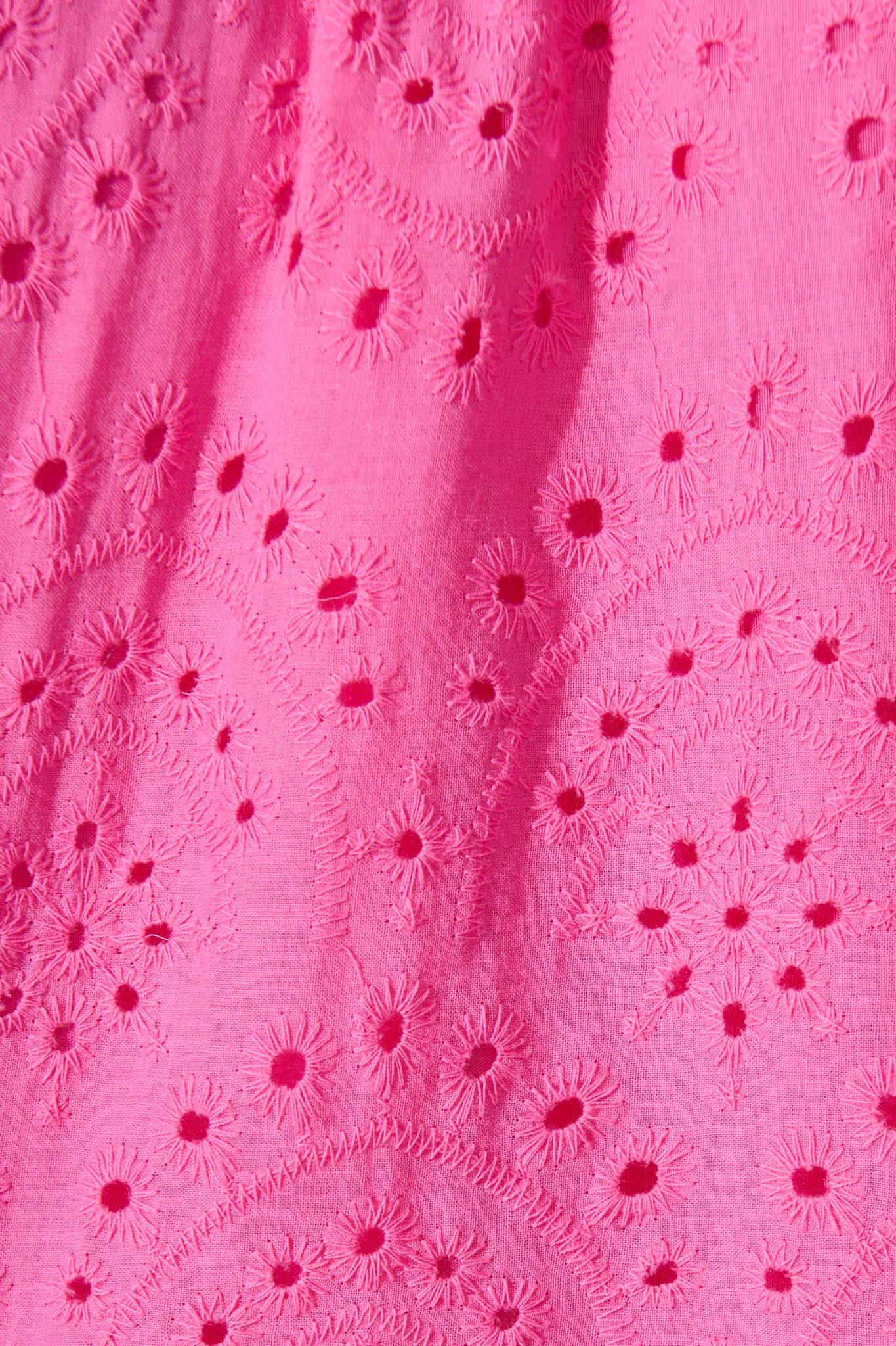 Donia Top In Pink Embroidery Cotton - Image 6