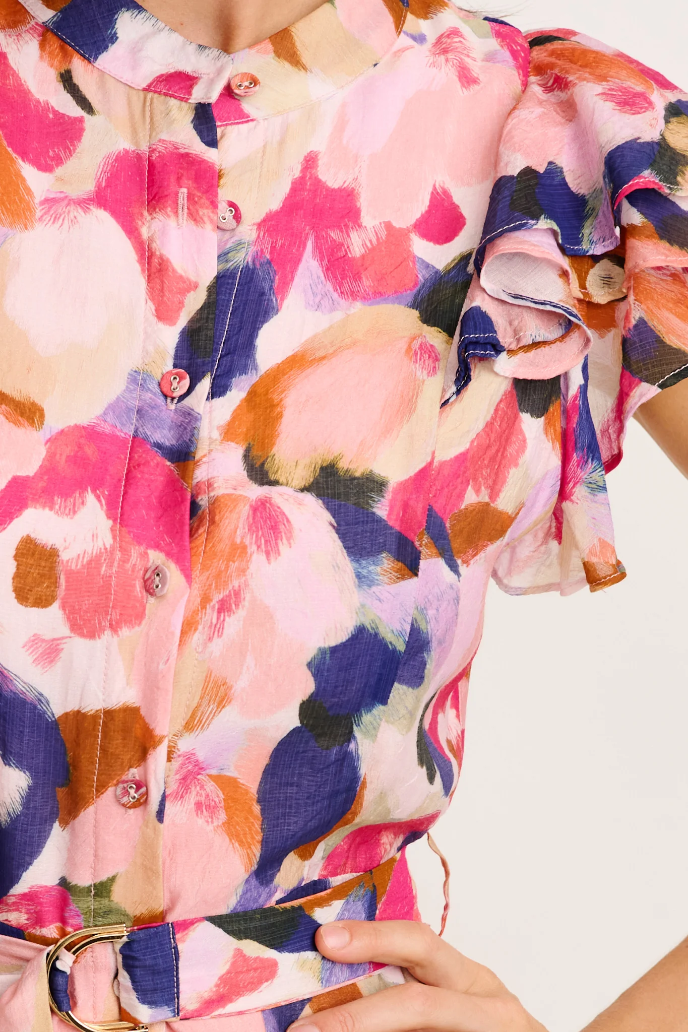 Dusk Desire Midi Dress in Multi Print - Image 10