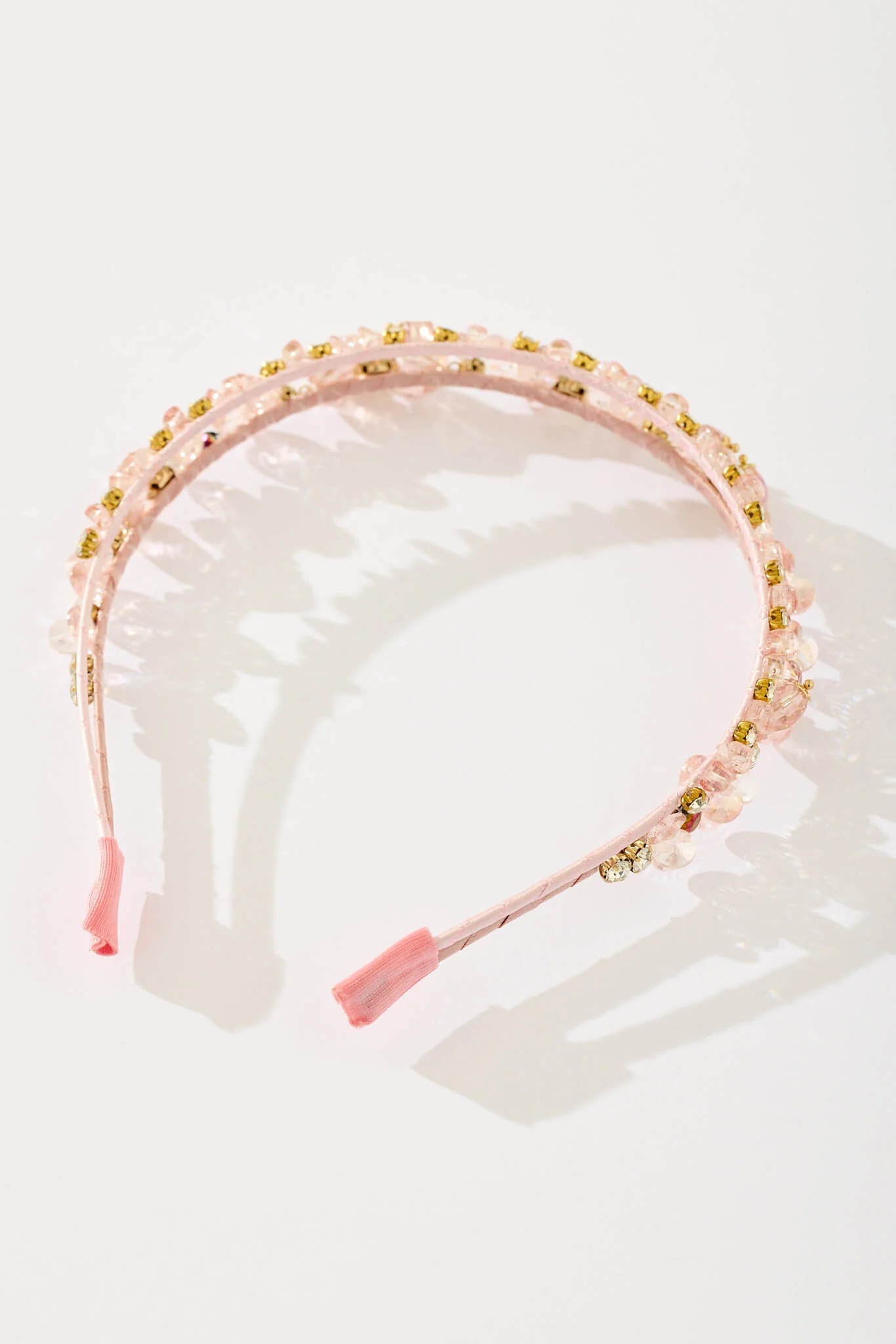 Echo Headband In Blush - Image 2