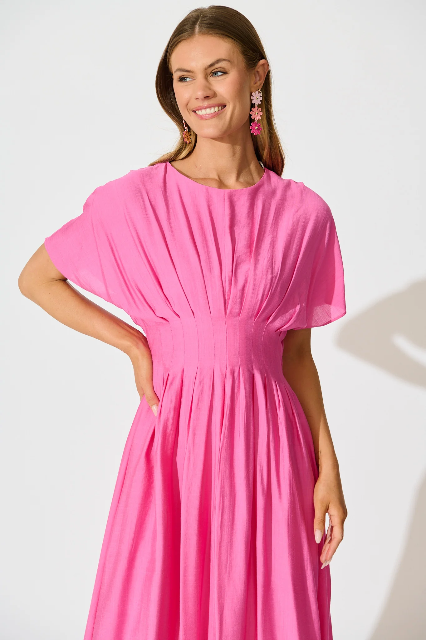 Elegance Echo Maxi Dress in Pink - Image 2