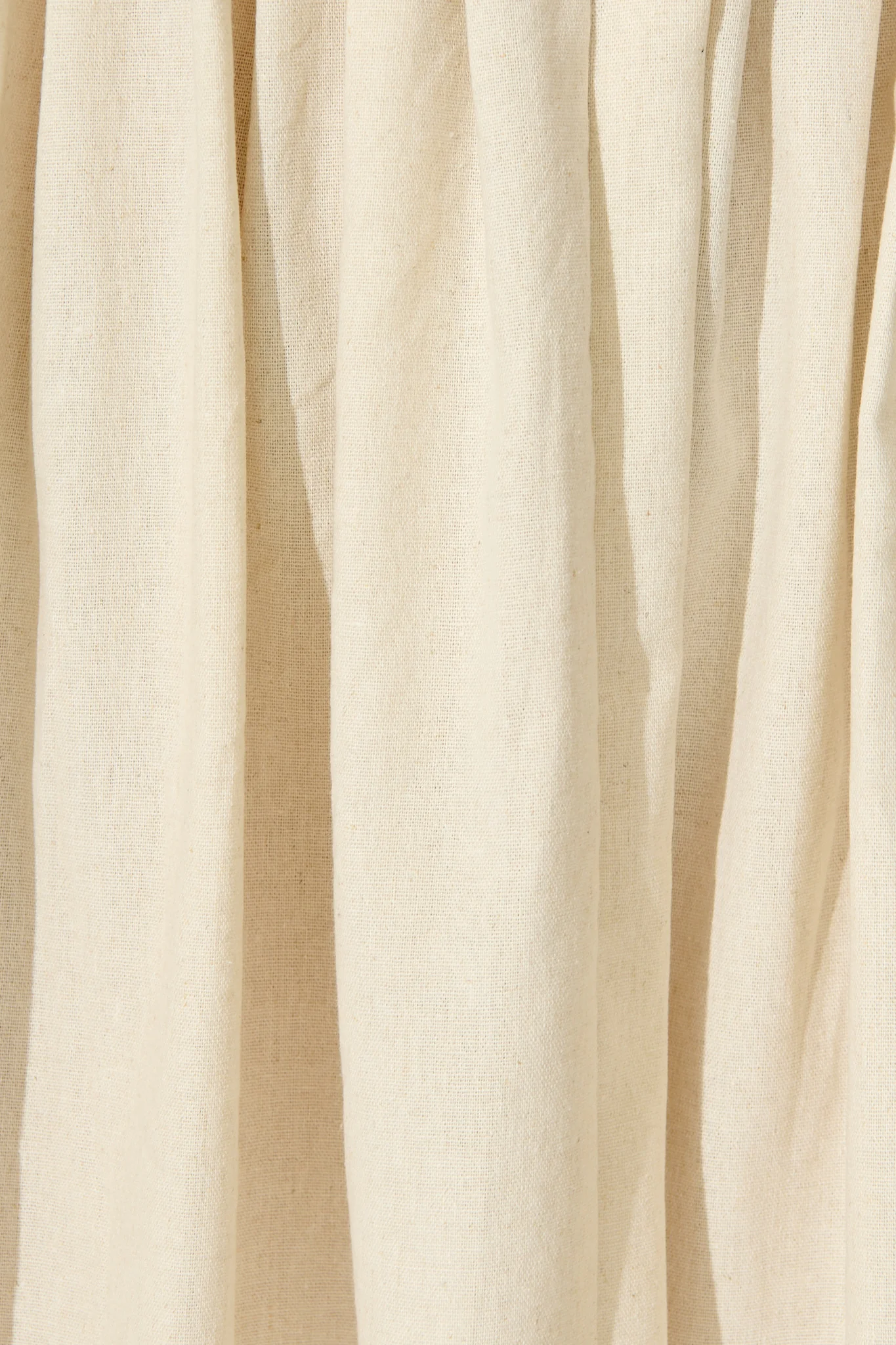 Elisara Tie Front Dress in Oatmeal Linen Blend - Image 6