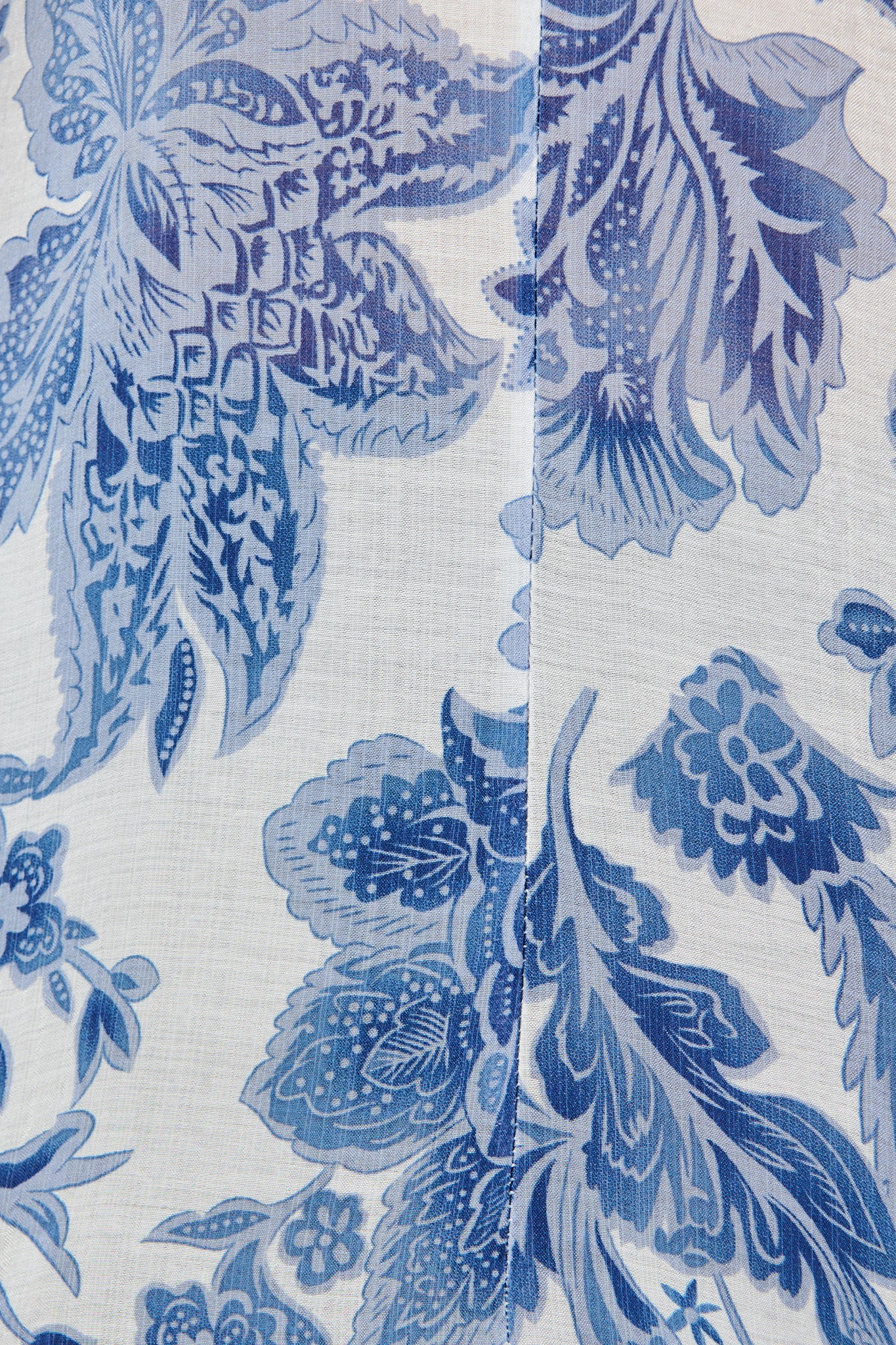 Elodie Top in Blue Leaf Print - Image 5