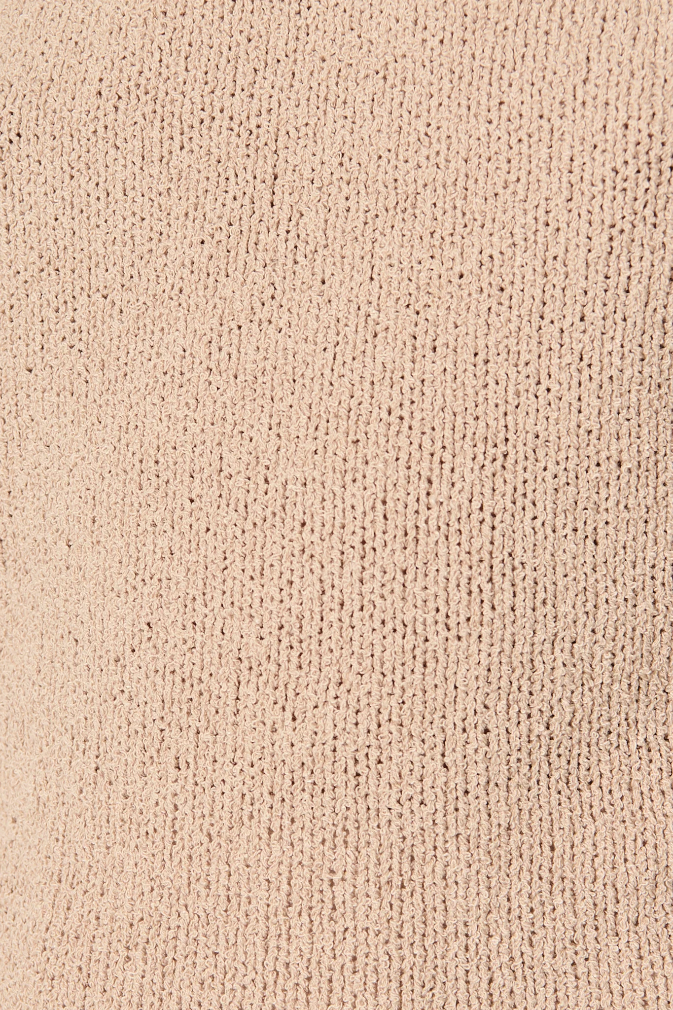 Elsie Knit Top in Beige Cotton Blend - Image 7
