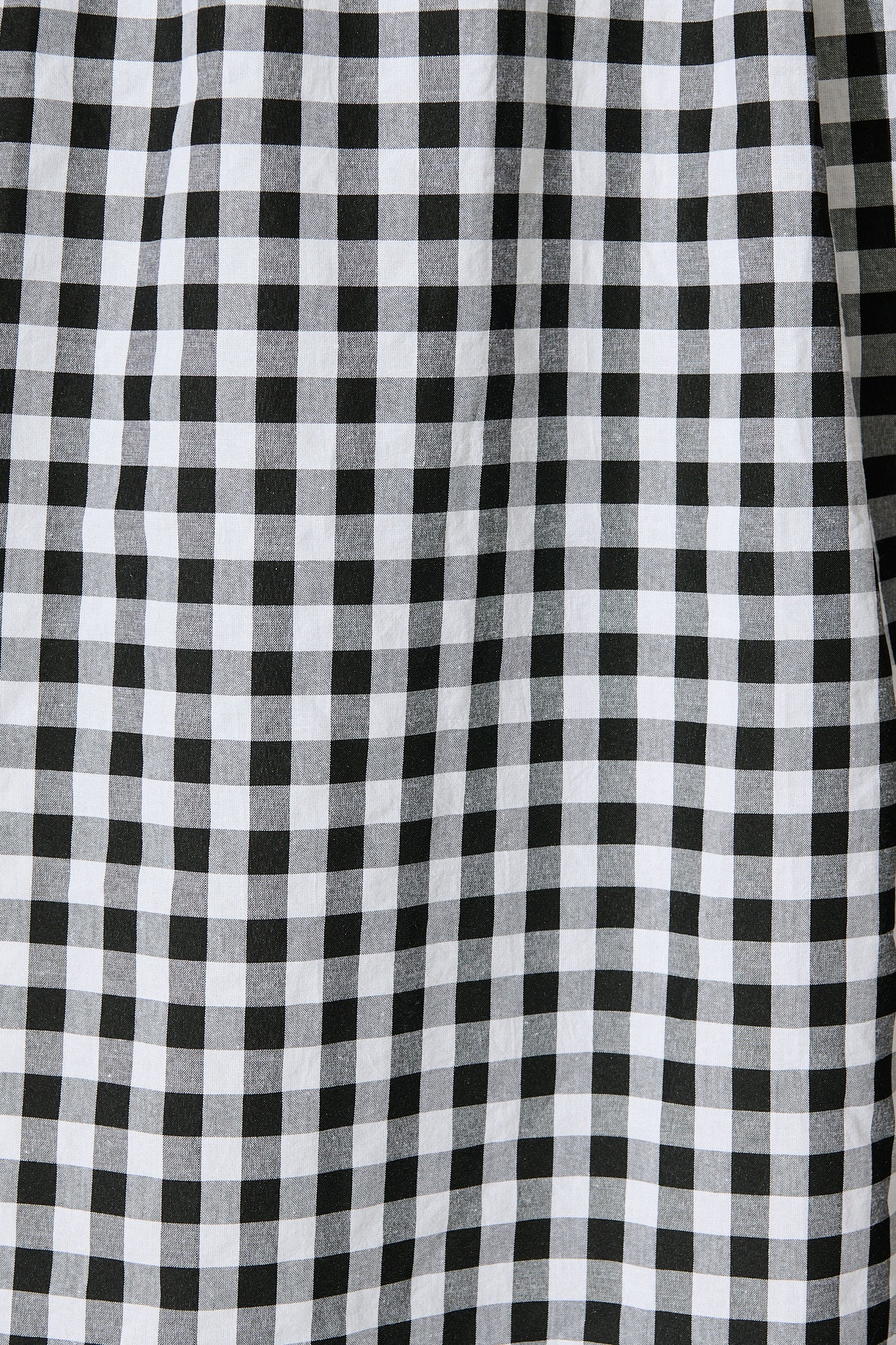 Emmy Maxi Sundress In Black Gingham Cotton Blend - Image 6