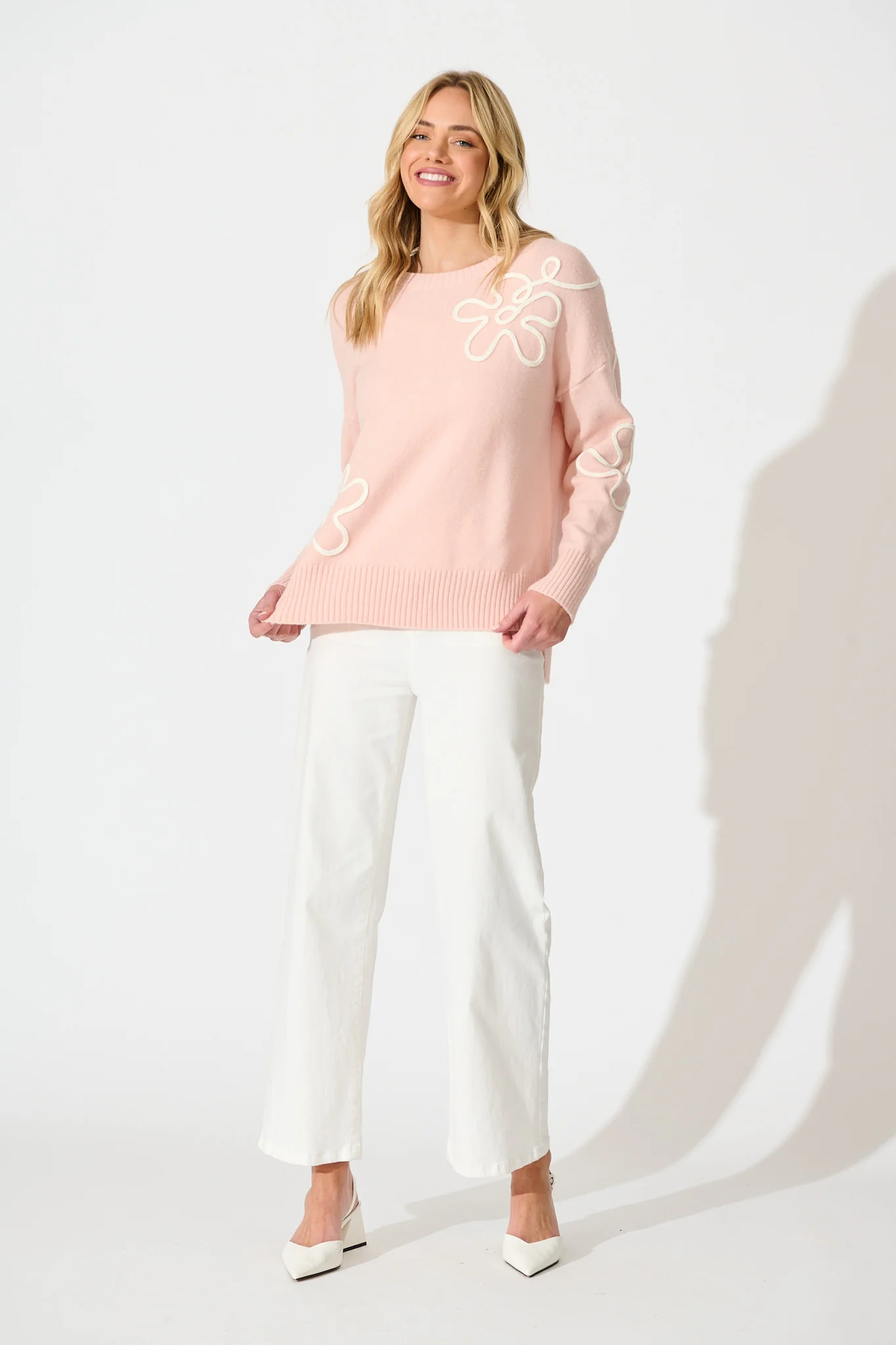 Endless Wishes Knit in Pink Wool Blend - Image 7