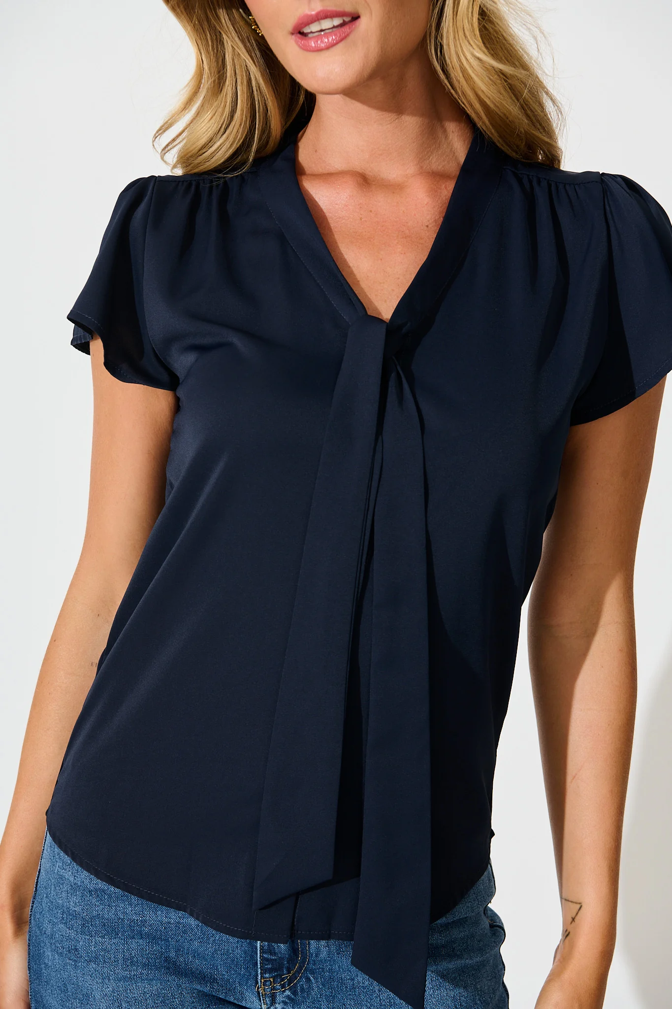 Erin Top in Navy - Image 5