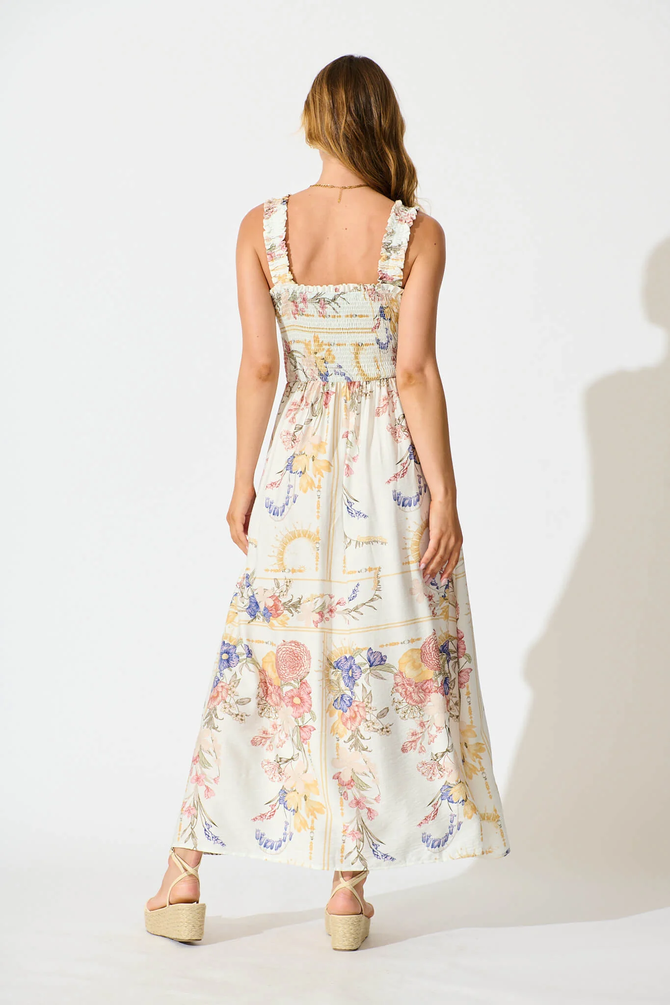 Evanston Maxi Dress in Vintage Floral Print - Image 4