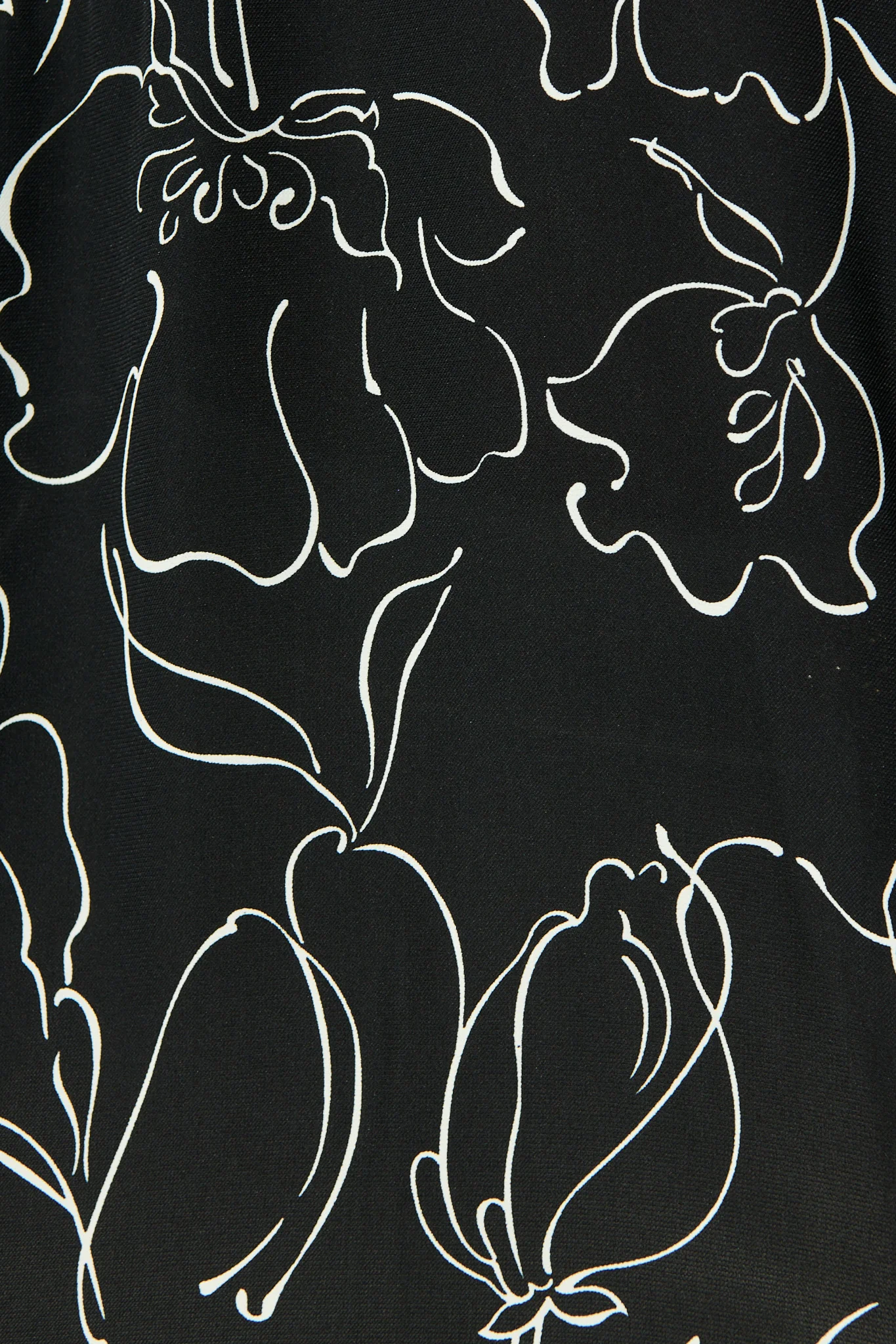 Fortune Top in Black and White Print - Image 6