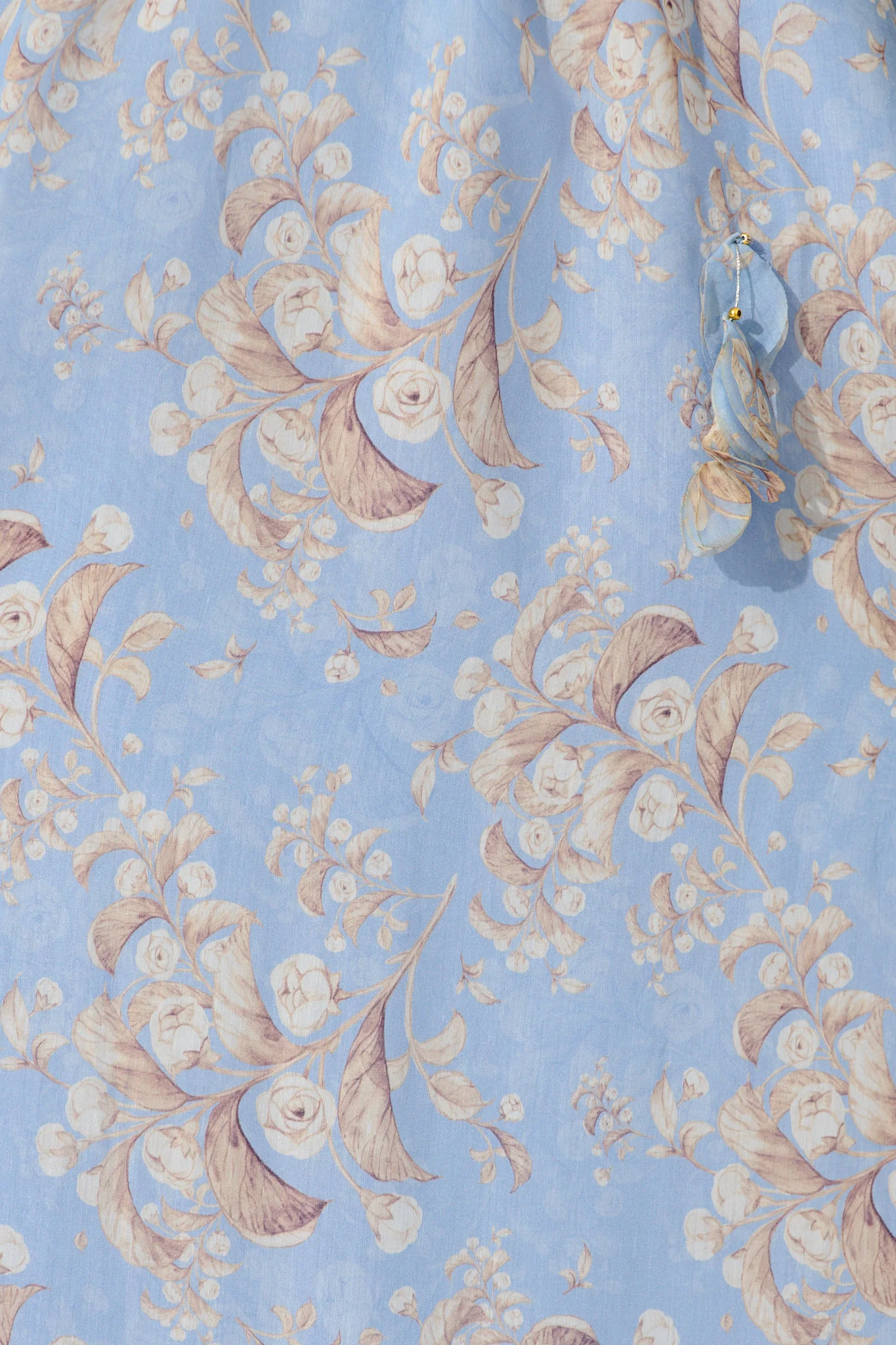 Gardenlight Maxi Skirt in Blue Floral - Image 8