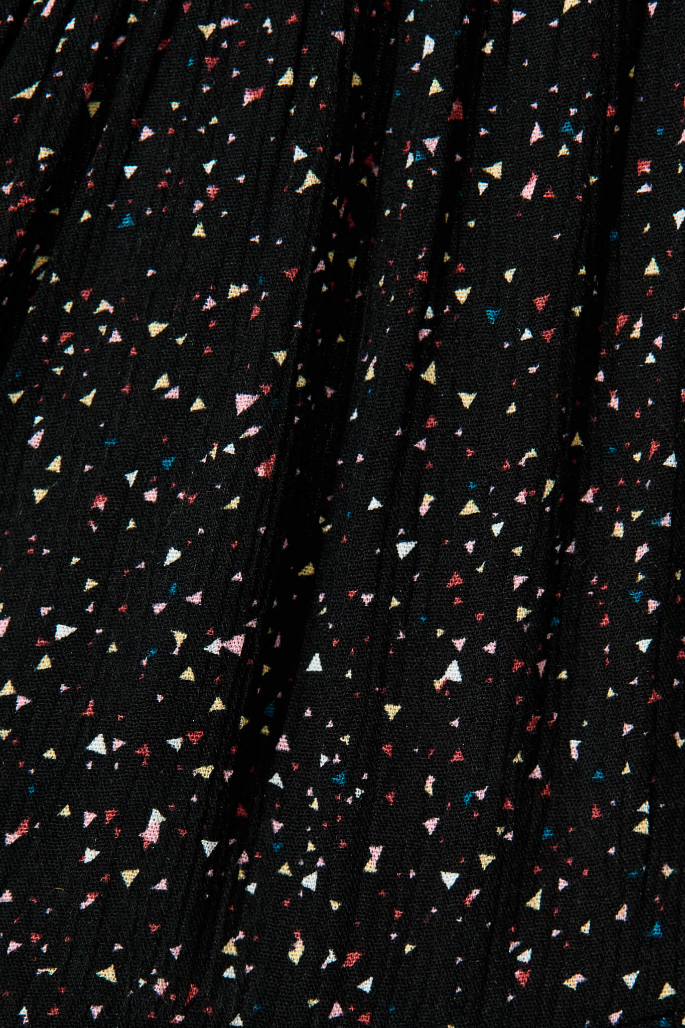 Glorietta Smock Dress In Black Multi Speckle - Image 7