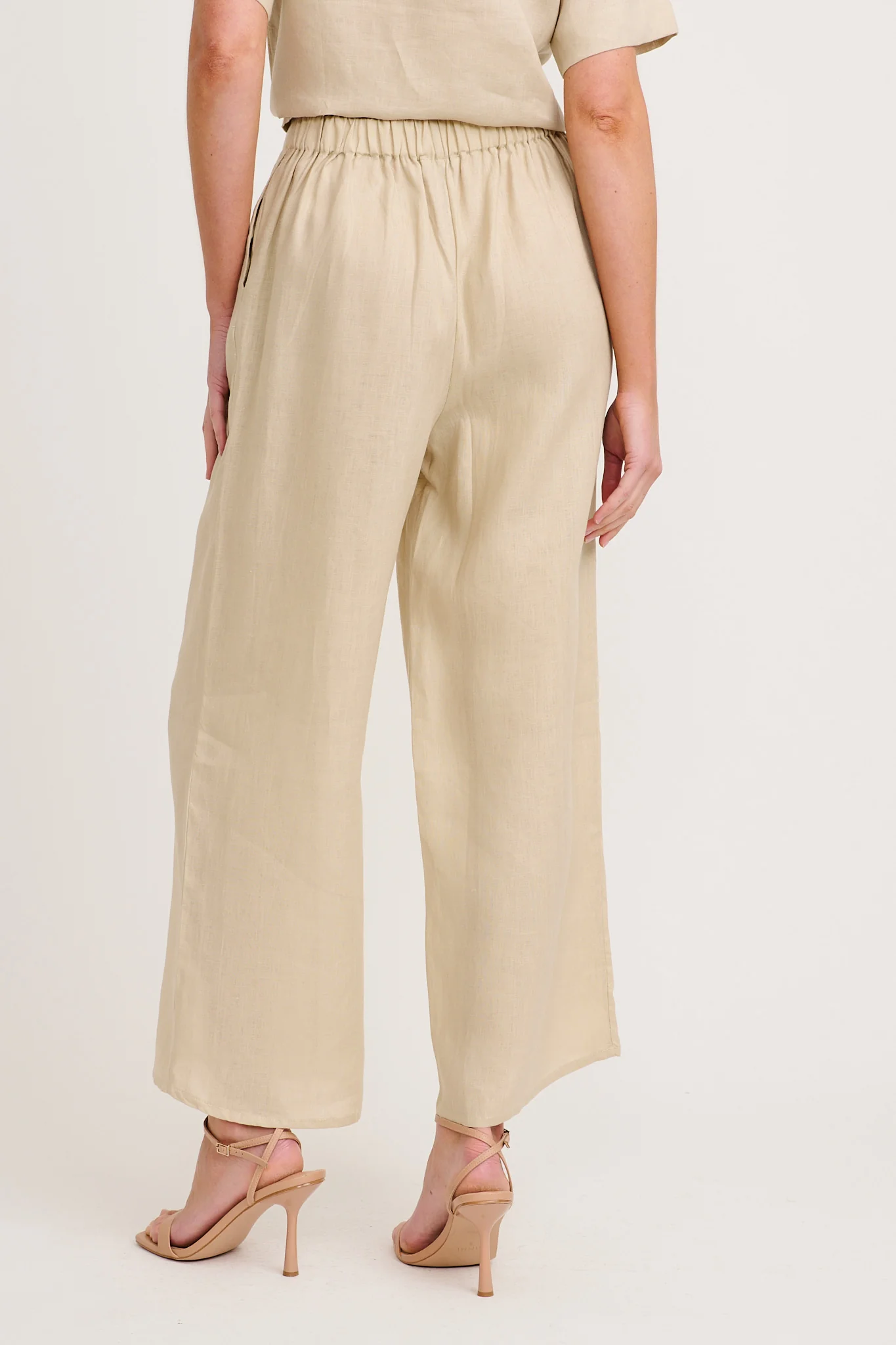 Halara Pant in Stone Linen - Image 6