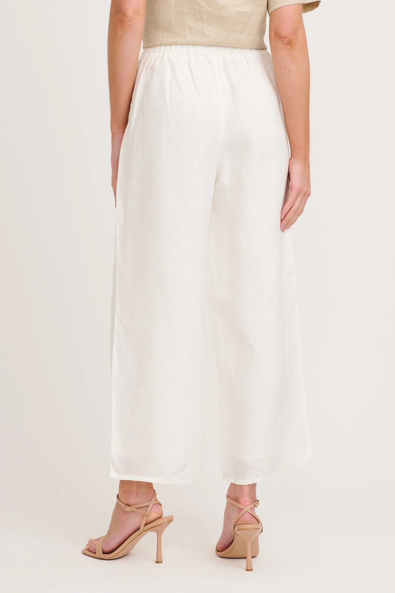 Halara Pant in White Linen - Image 12