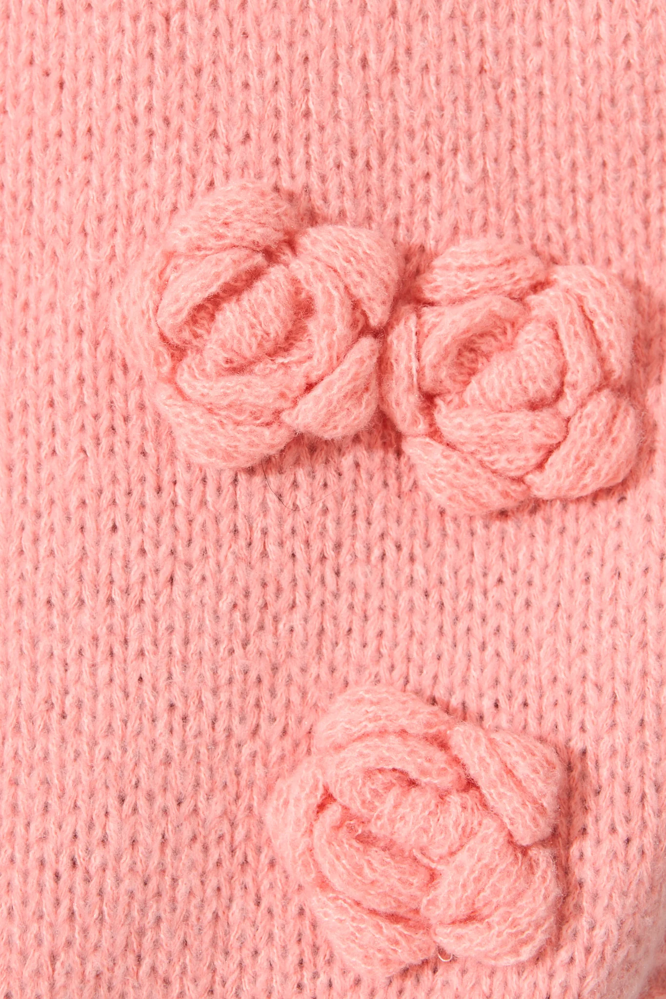 Hana Knit Cardigan in Dusty Pink Wool Blend - Image 6