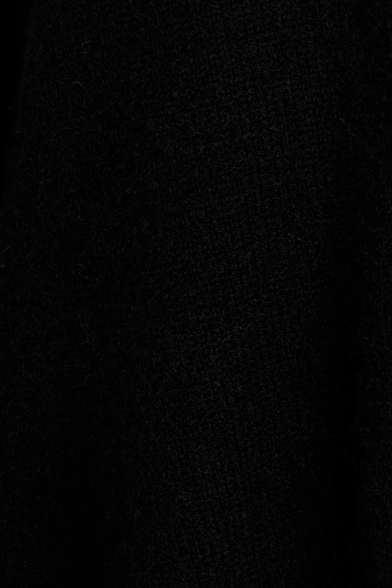 Harlow Knit In Black Wool Blend - Image 6