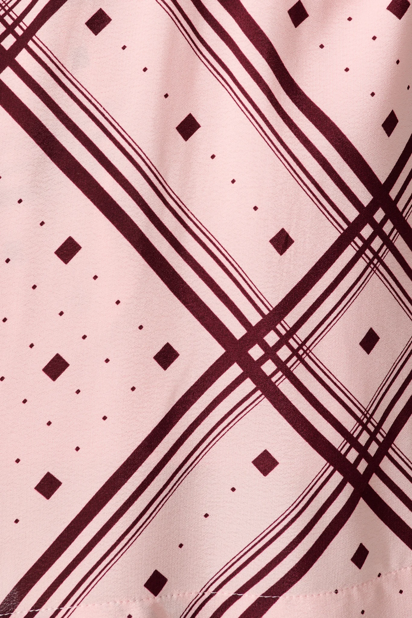 Have It All Dress in Pink with Wine Print - Image 6