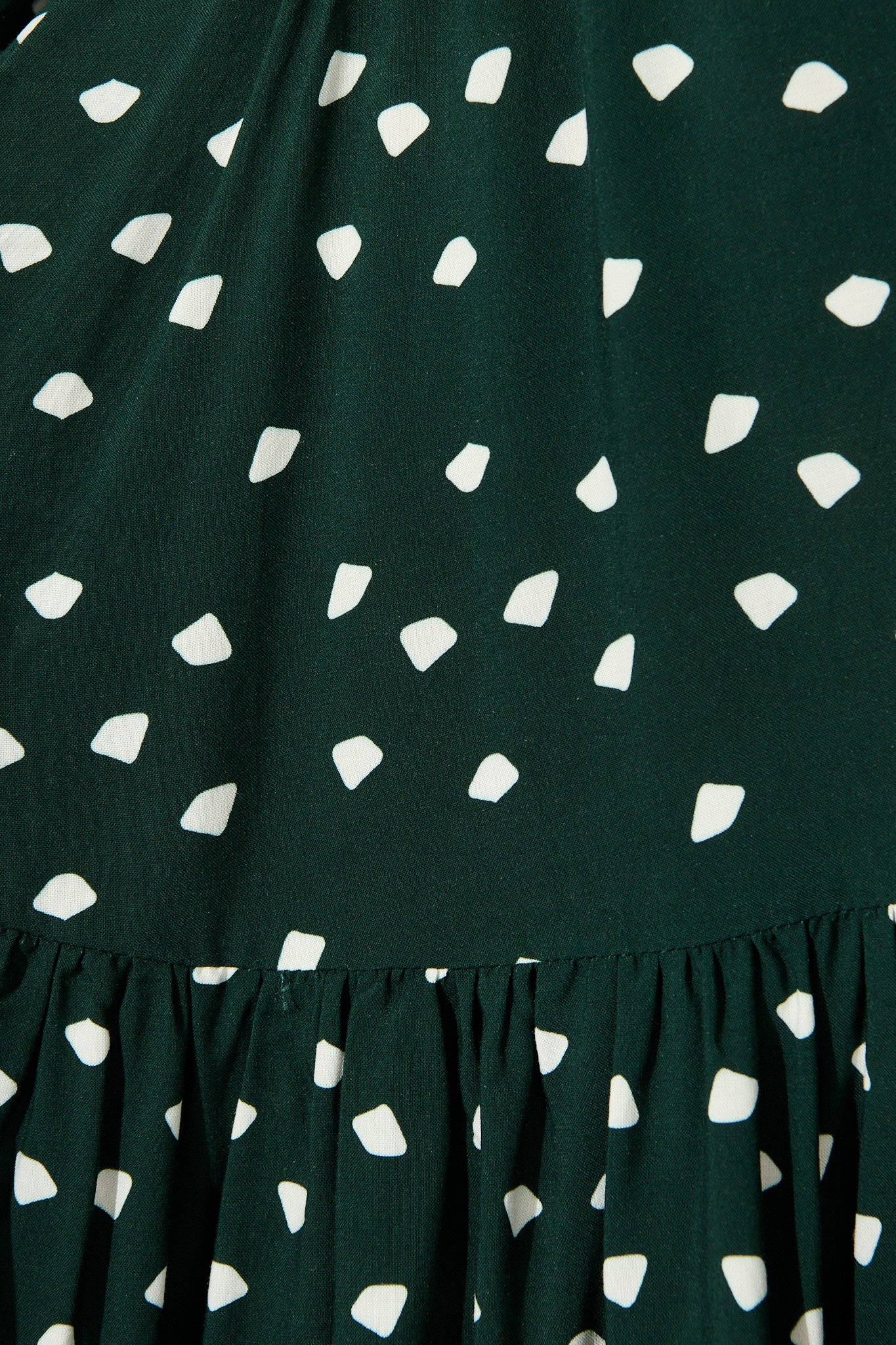 Have My Heart Dress in Emerald with White Speckle - Image 6