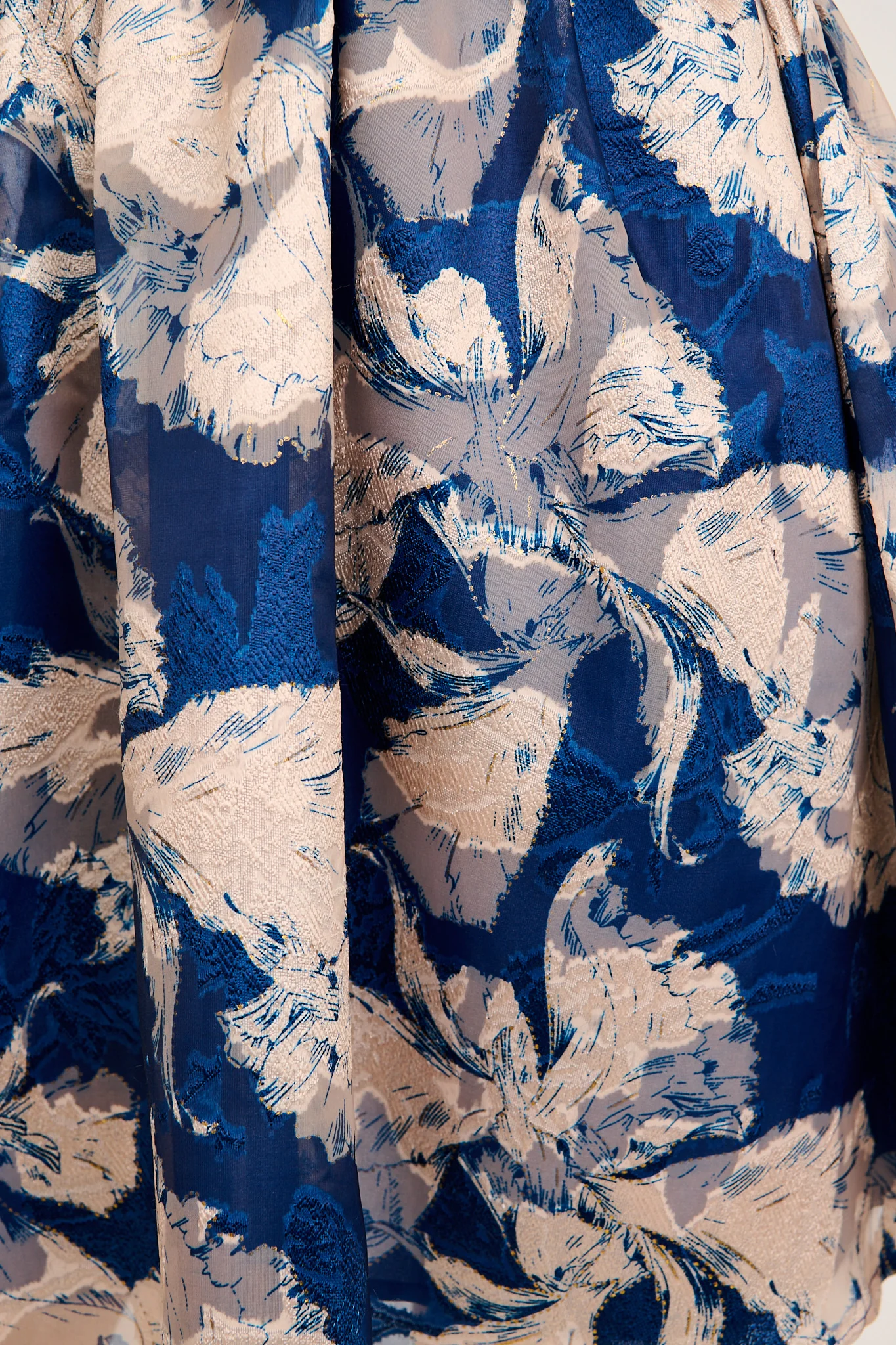 Heartstruck Dress in Navy Floral Organza - Image 10