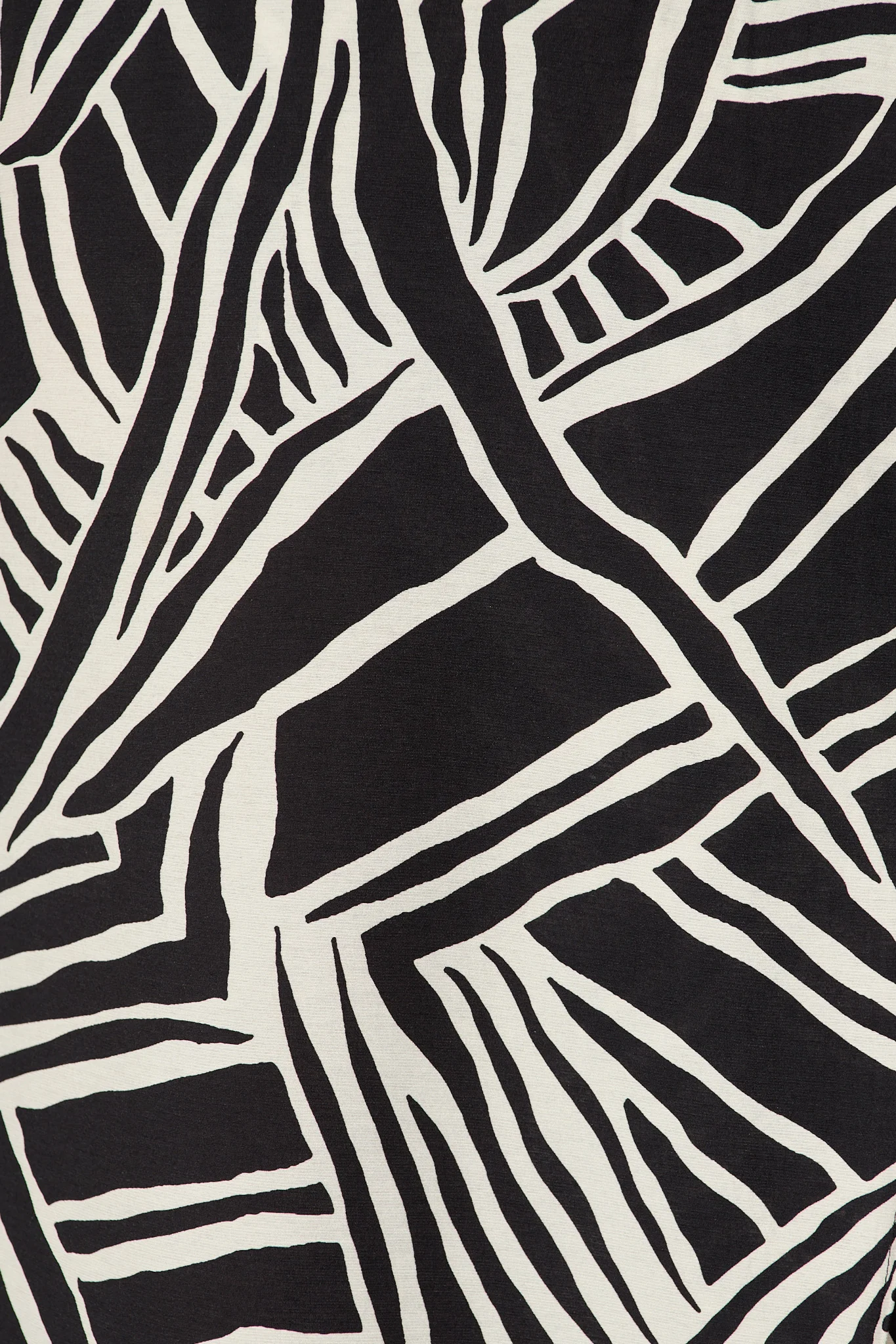 Helenia Midi Wrap Dress in Black and White Cotton Blend - Image 6