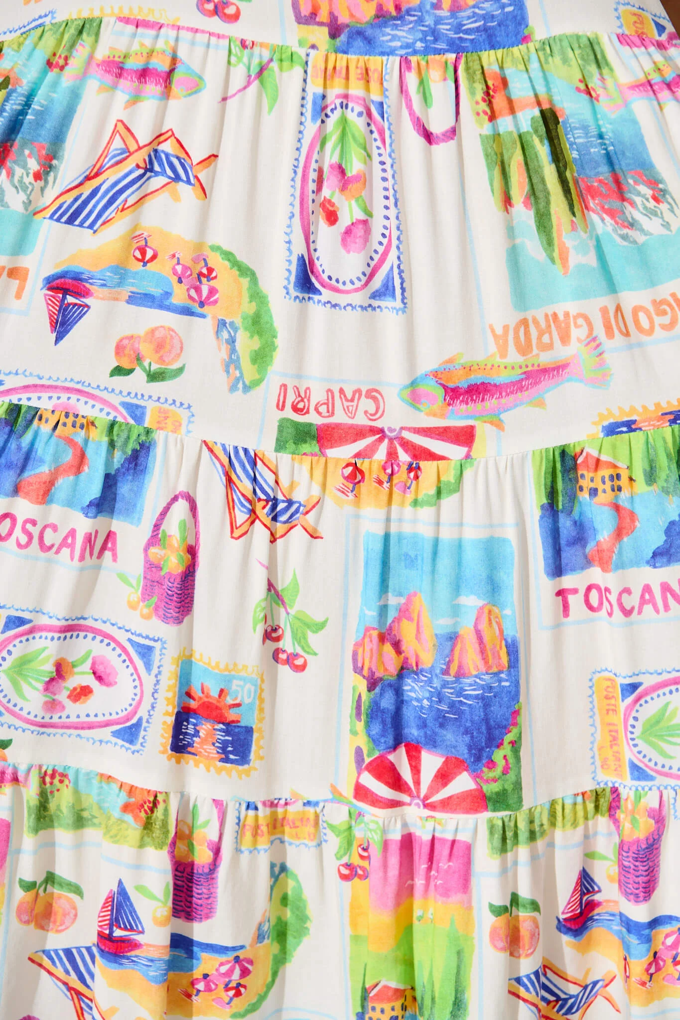 Hollyoaks Dress In White With Bright Resort Print - Image 6