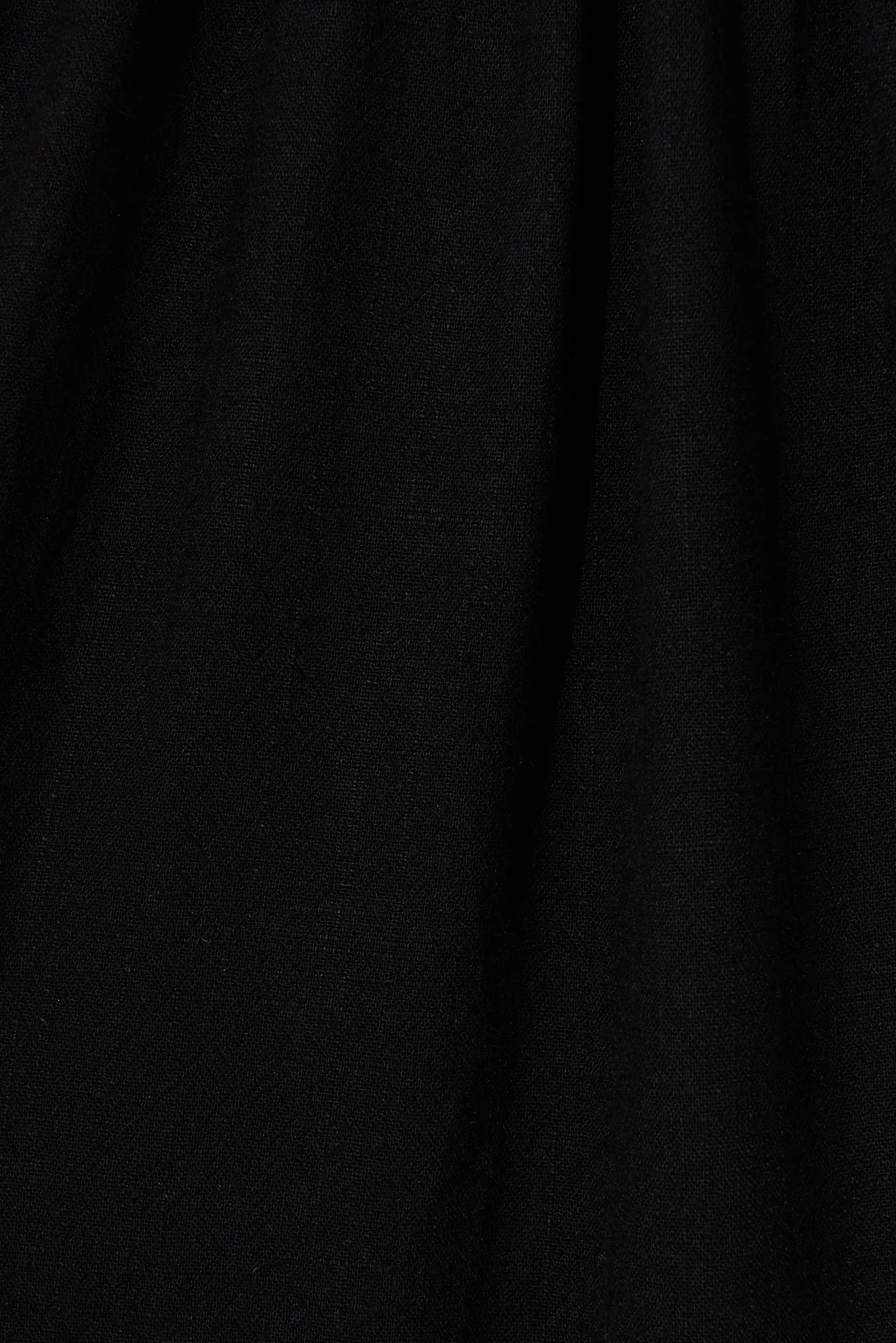Horizon Smock Dress In Black Linen Blend - Image 6