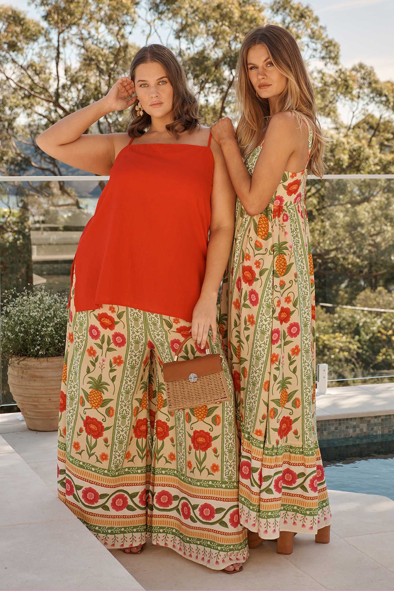 Isla Tropic Pant in Pineapple Print - Image 7