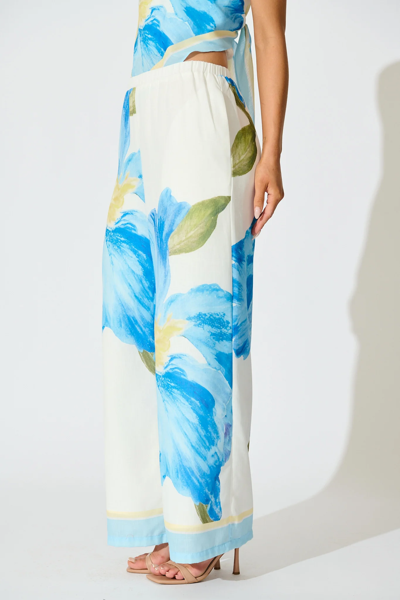 Isolde Pant in Blue Floral - Image 6