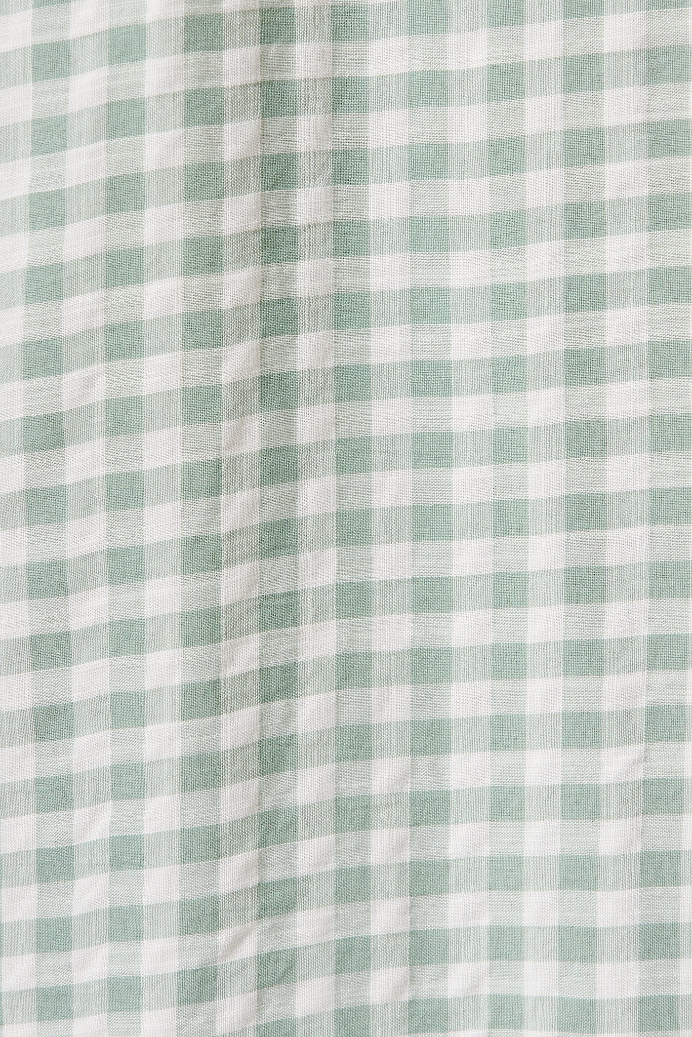Jeannie Midi Dress In Green With White Gingham - Image 6
