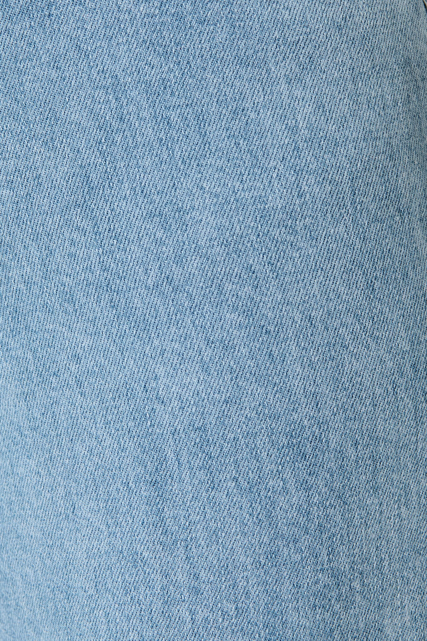 Jency Mid Rise Wide Leg Jean In Light Blue Denim - Image 9