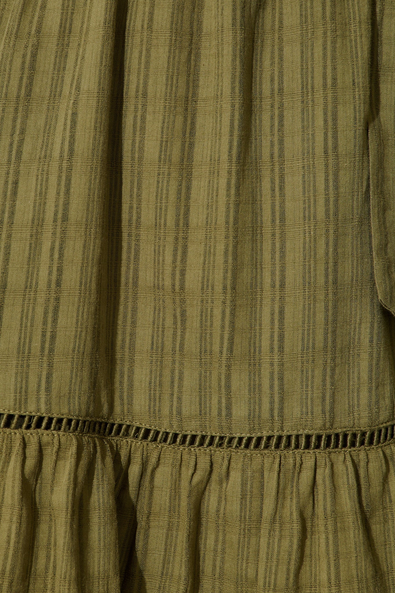 Jessalyn Dress In Khaki Cotton - Image 6