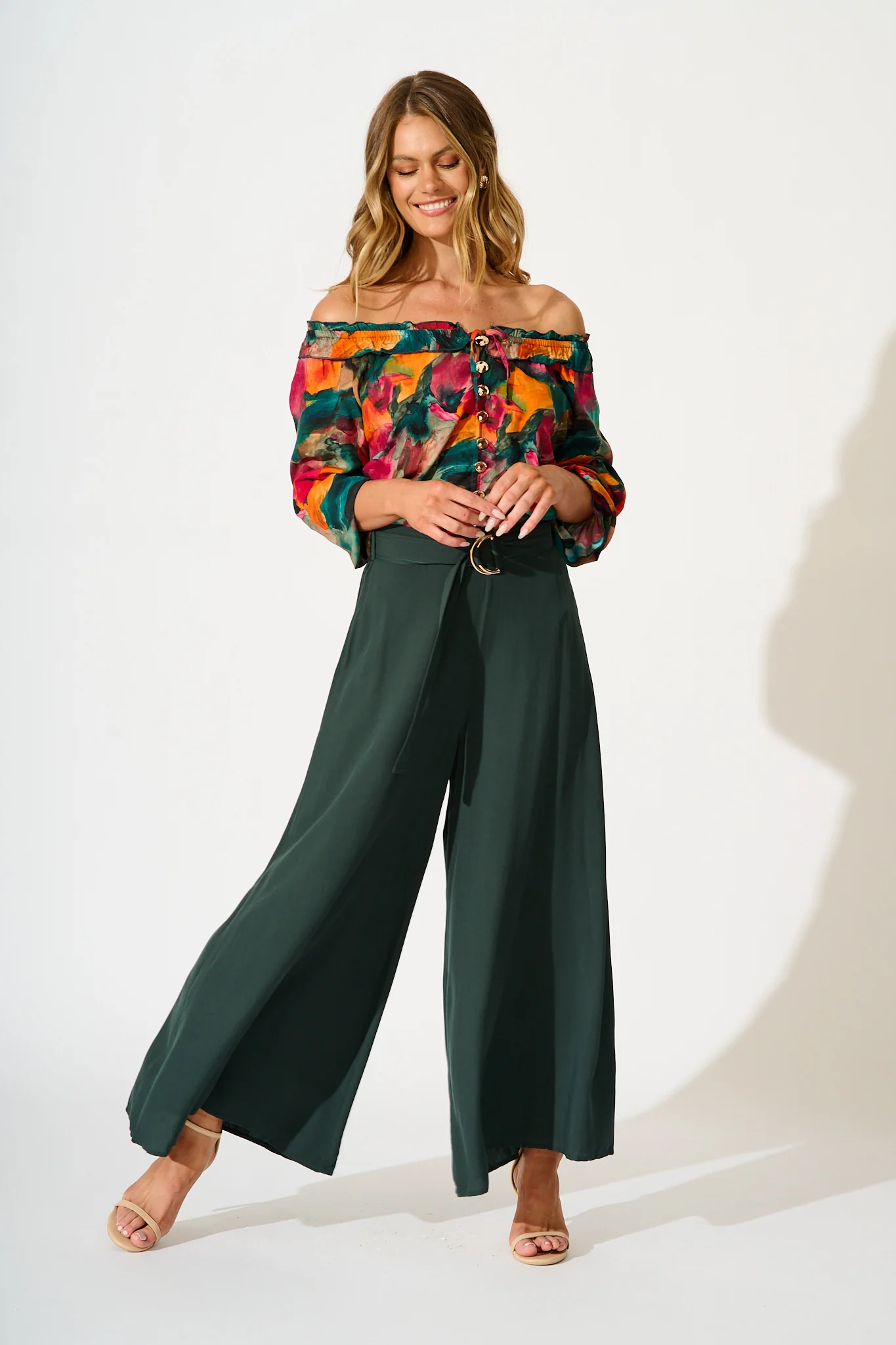 Jewel Mist Pant in Emerald - Image 5
