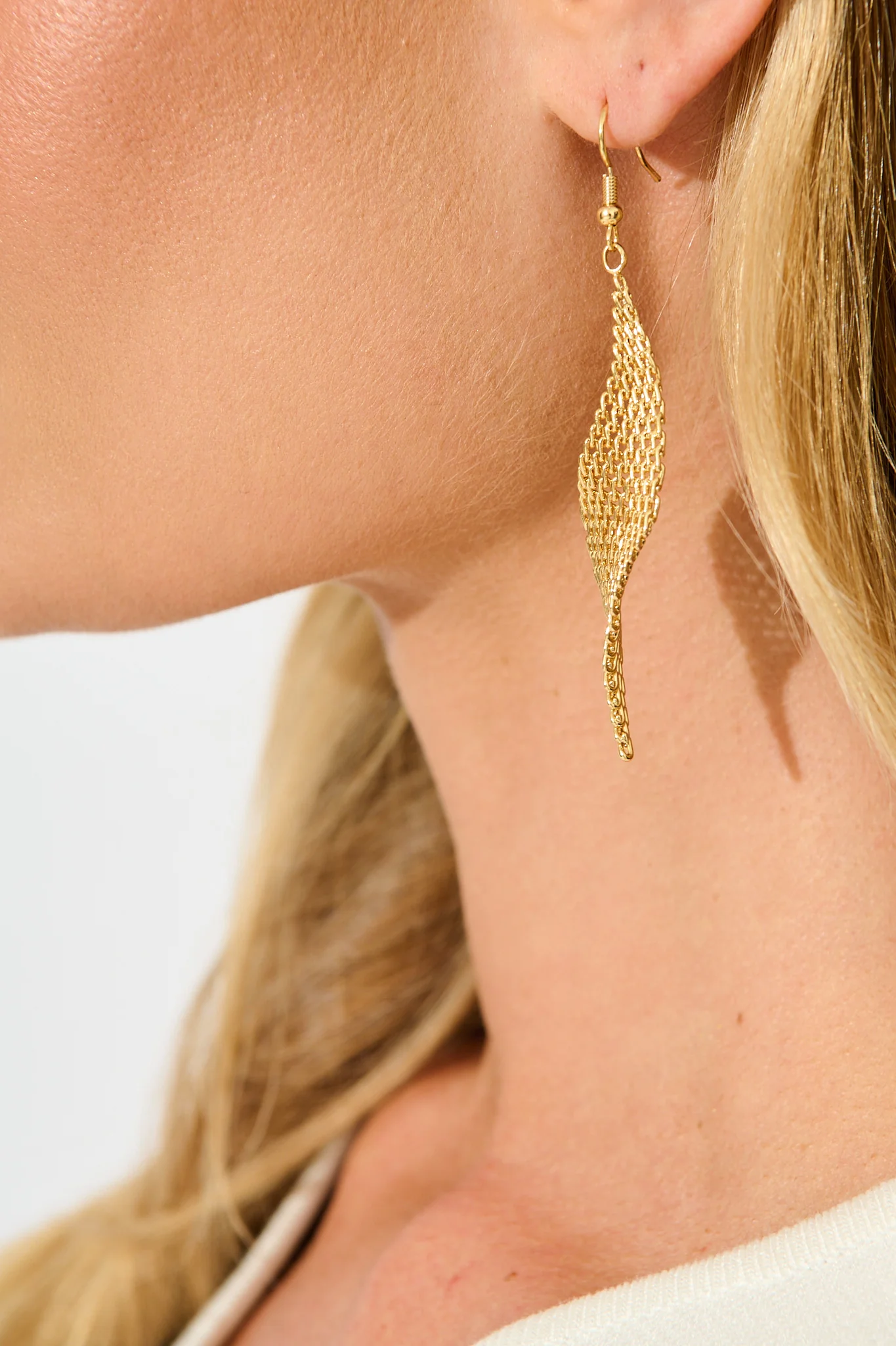Joy Drop Earrings in 18K Gold Plated - Image 4