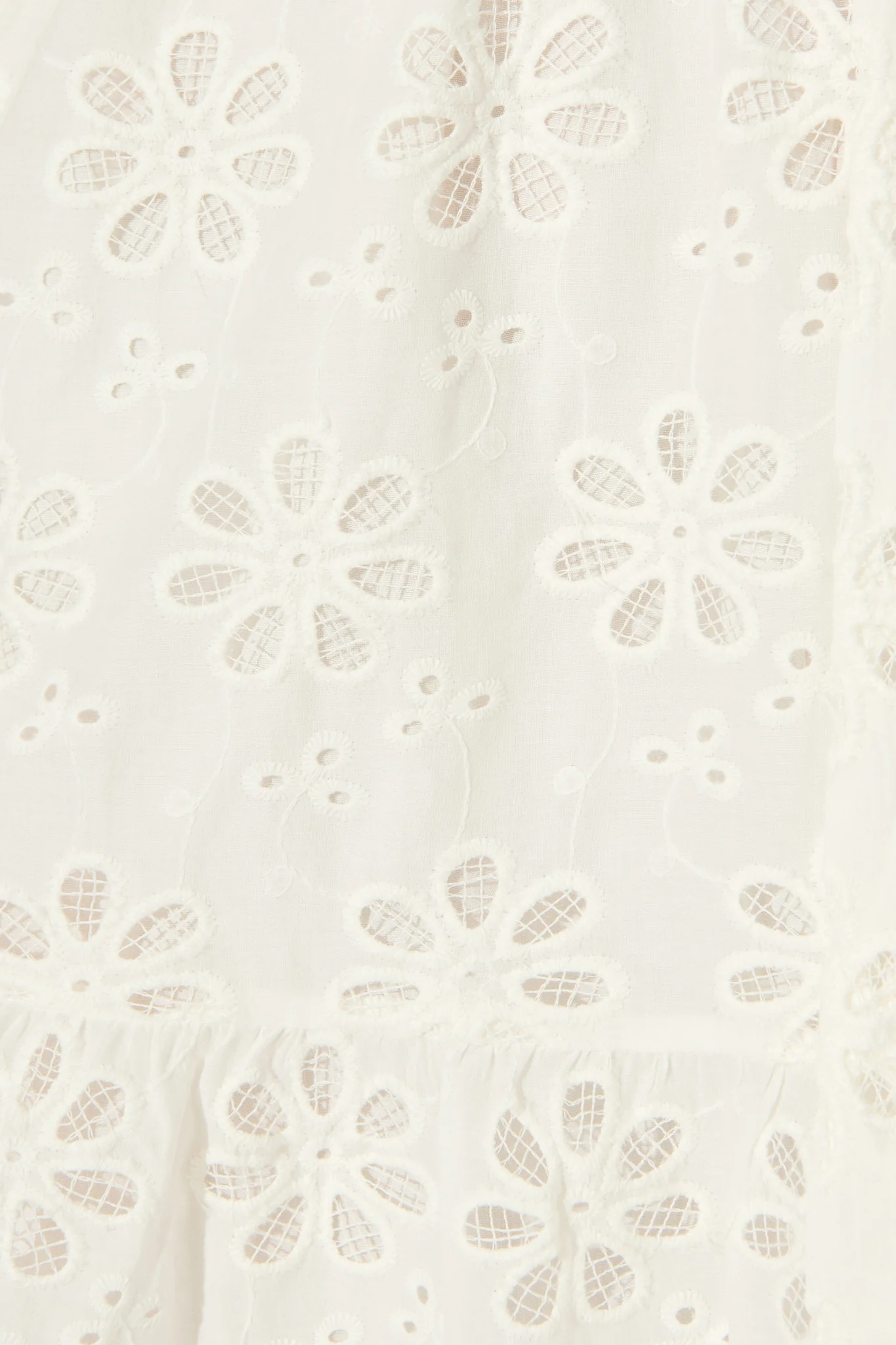 Juliette Dress in White Broderie Cotton - Image 6
