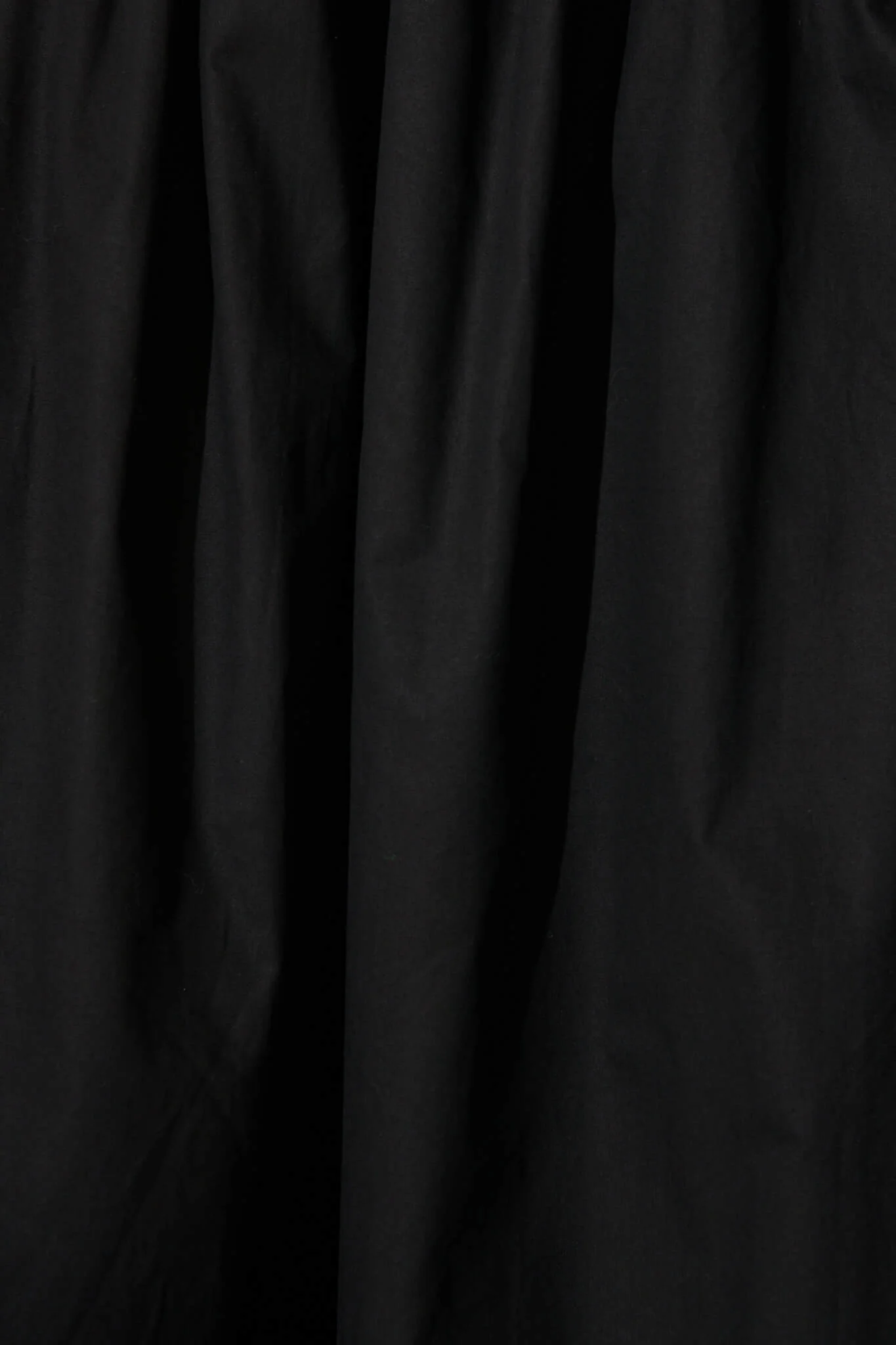 Keeney Maxi Skirt in Black Cotton - Image 6