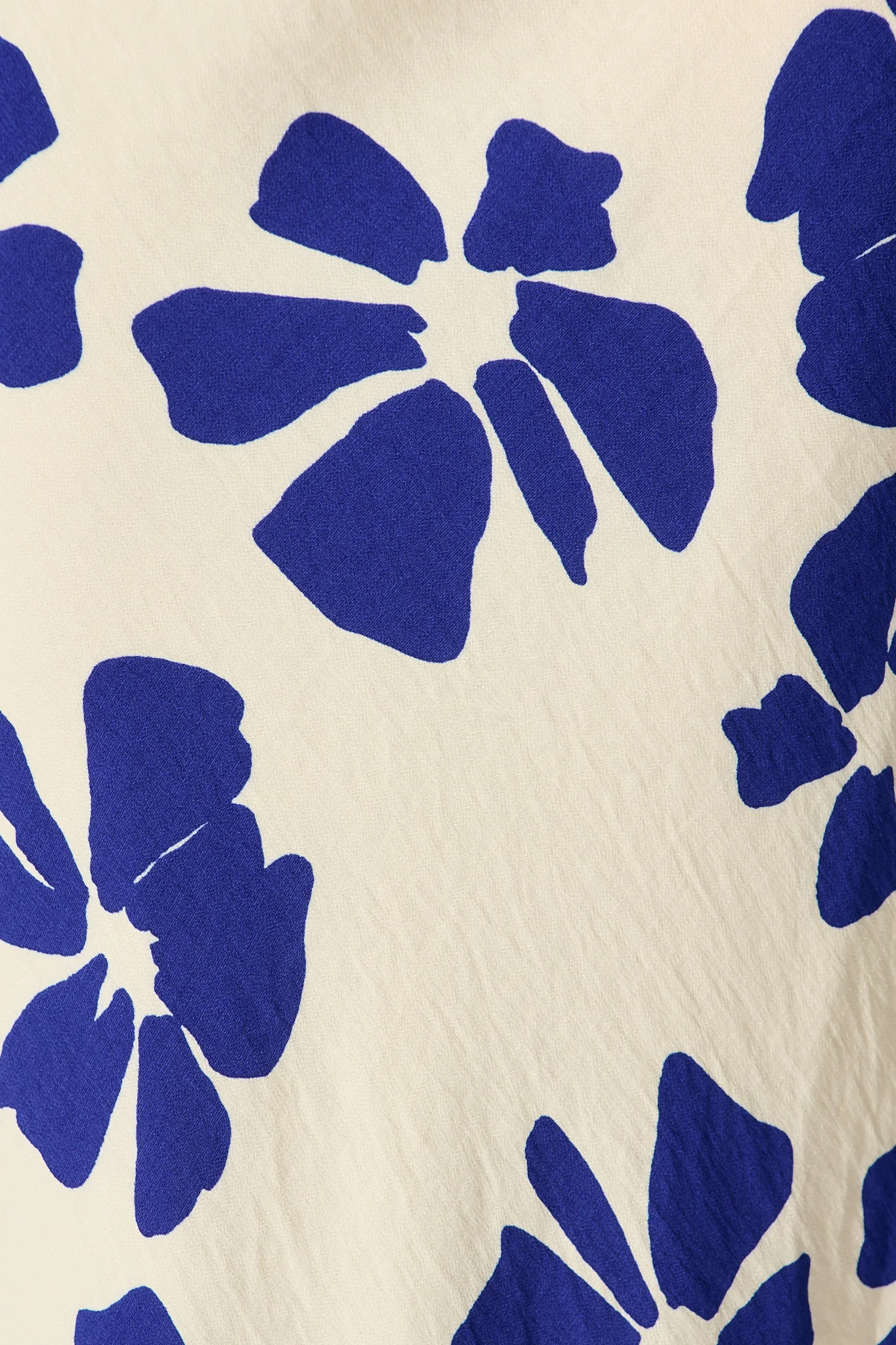 Lanah Maxi Skirt in White with Blue Flower Print - Image 6