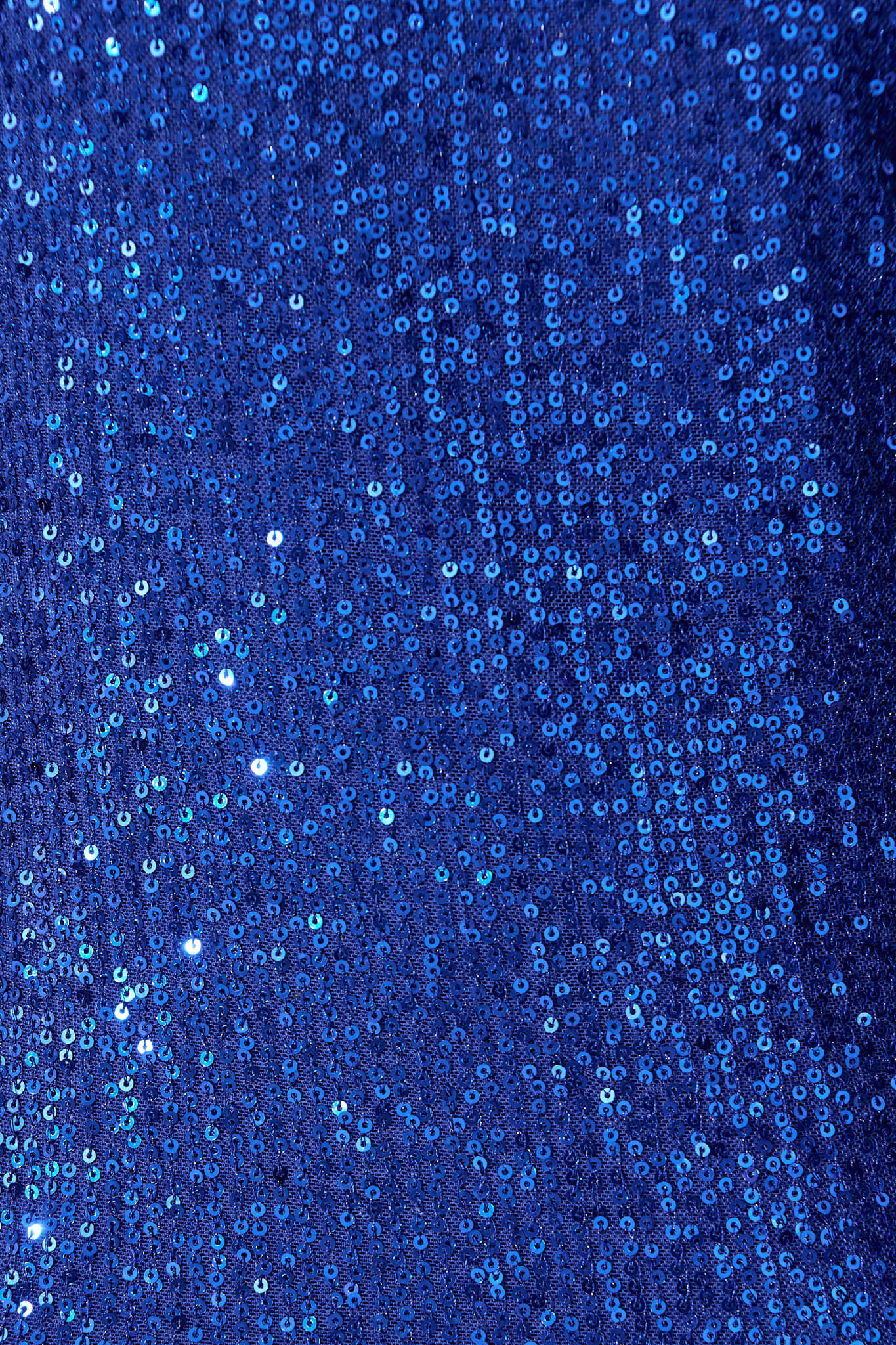 Liana Off Shoulder Top in Cobalt Blue Sequin - Image 6