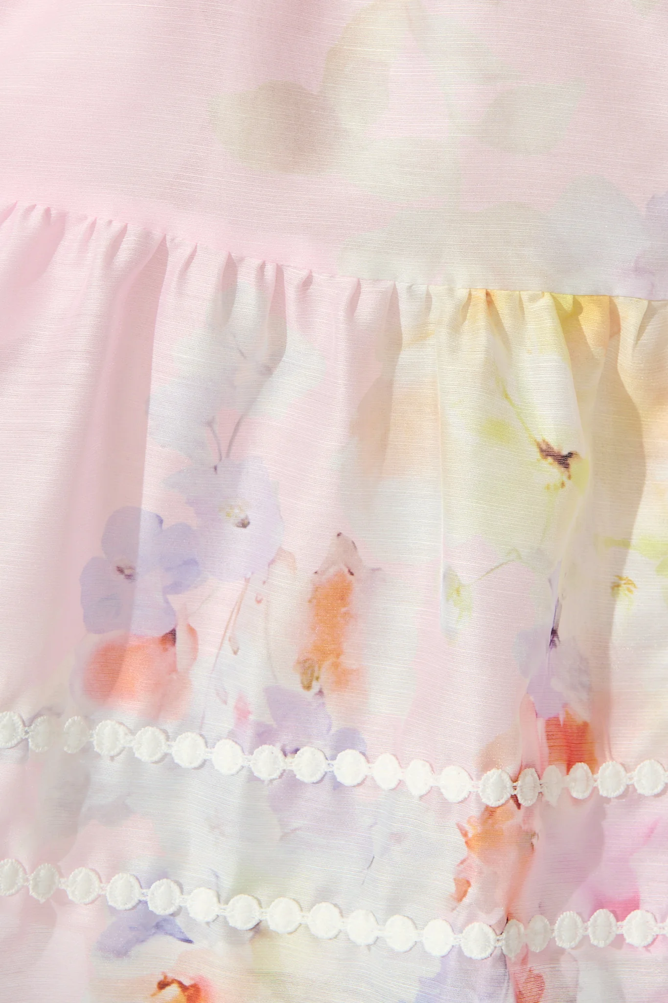 Liora Shirt Dress in Light Pink Floral - Image 6