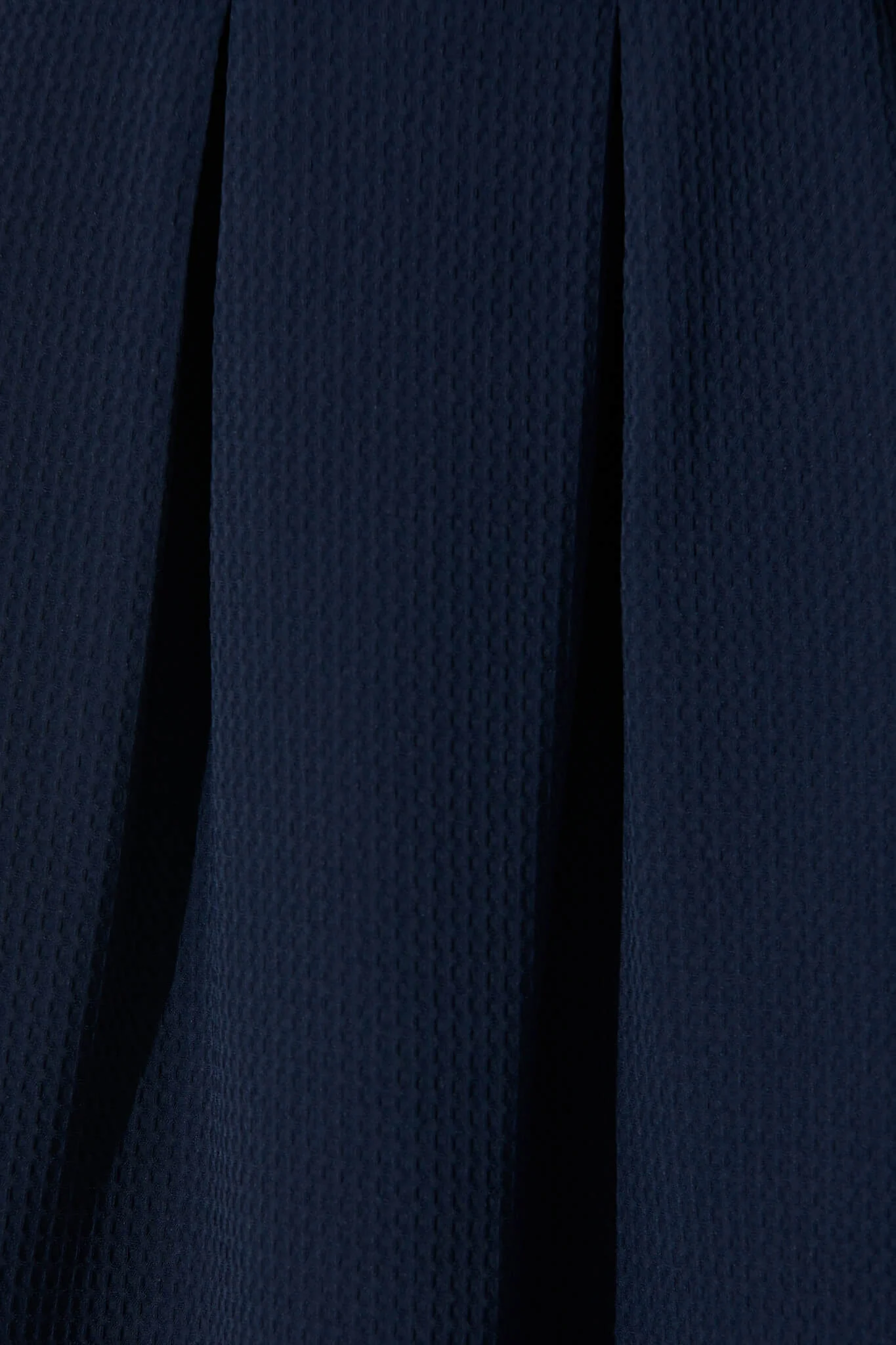 Lizbeth Dress In Textured Navy - Image 7
