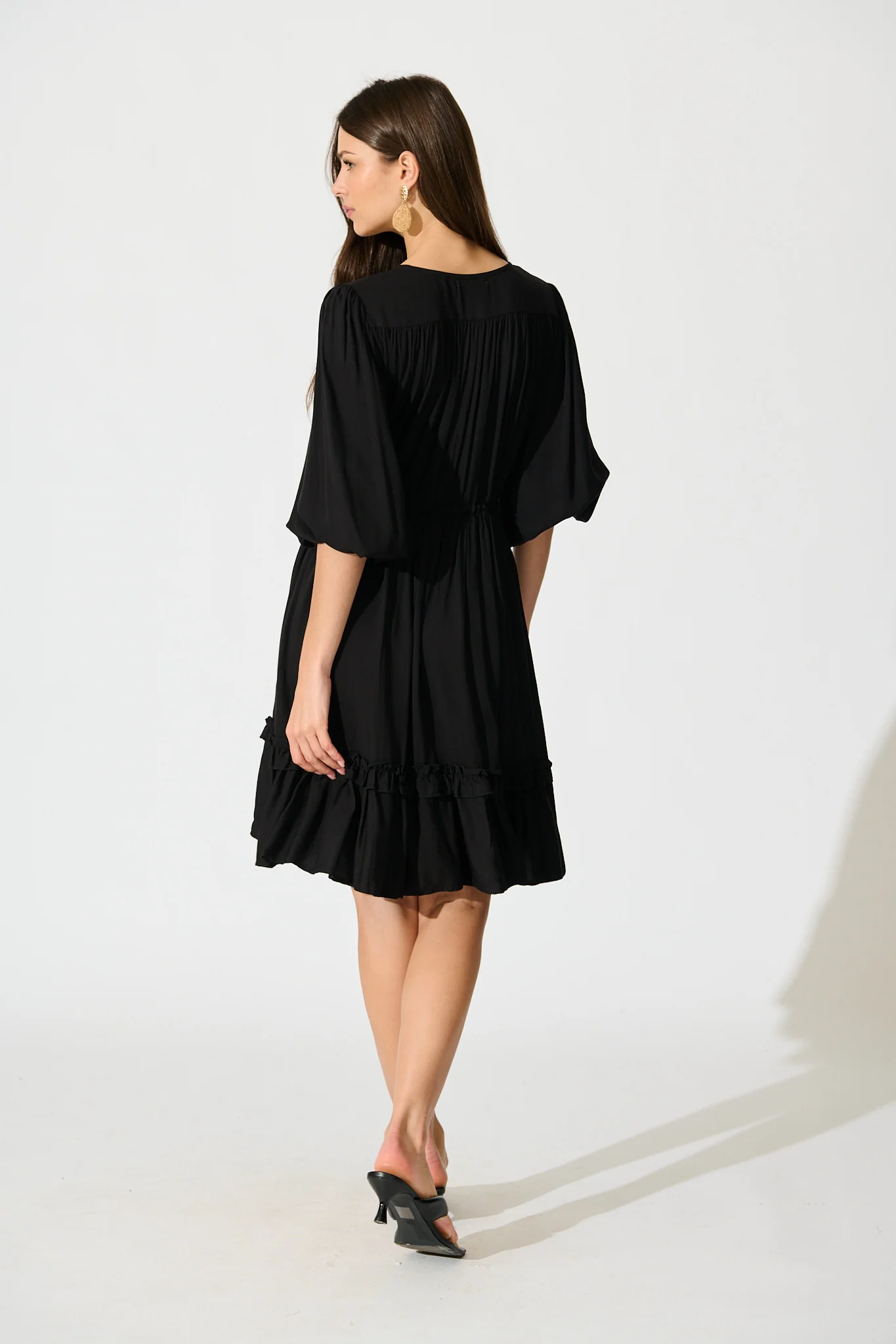 Lotty Dress in Black - Image 4