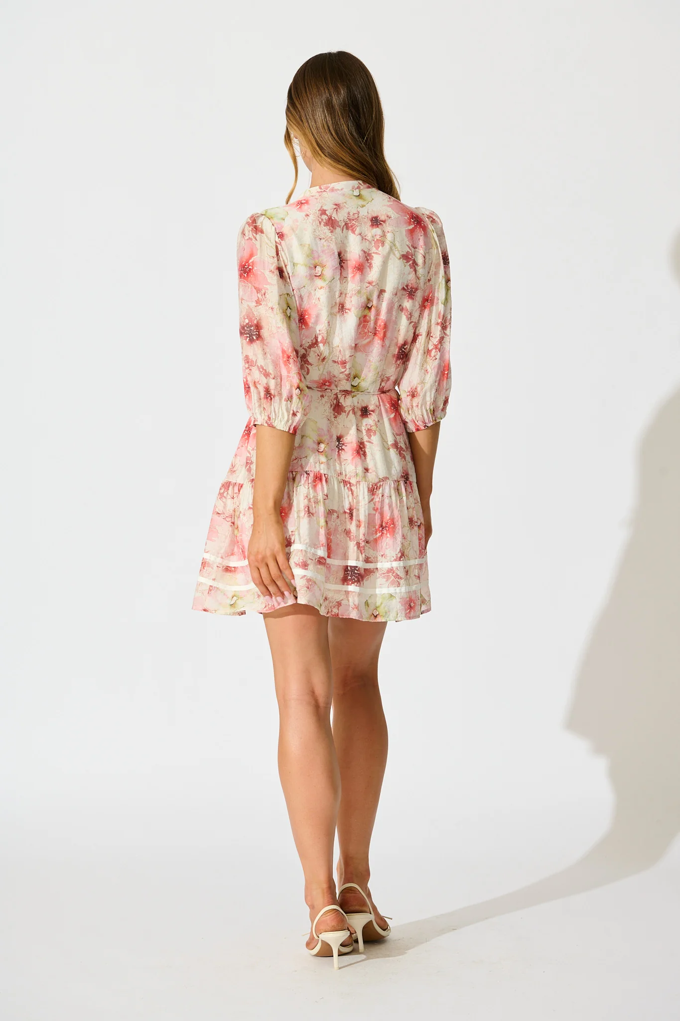 Lucinda Dress in Blush Floral - Image 4