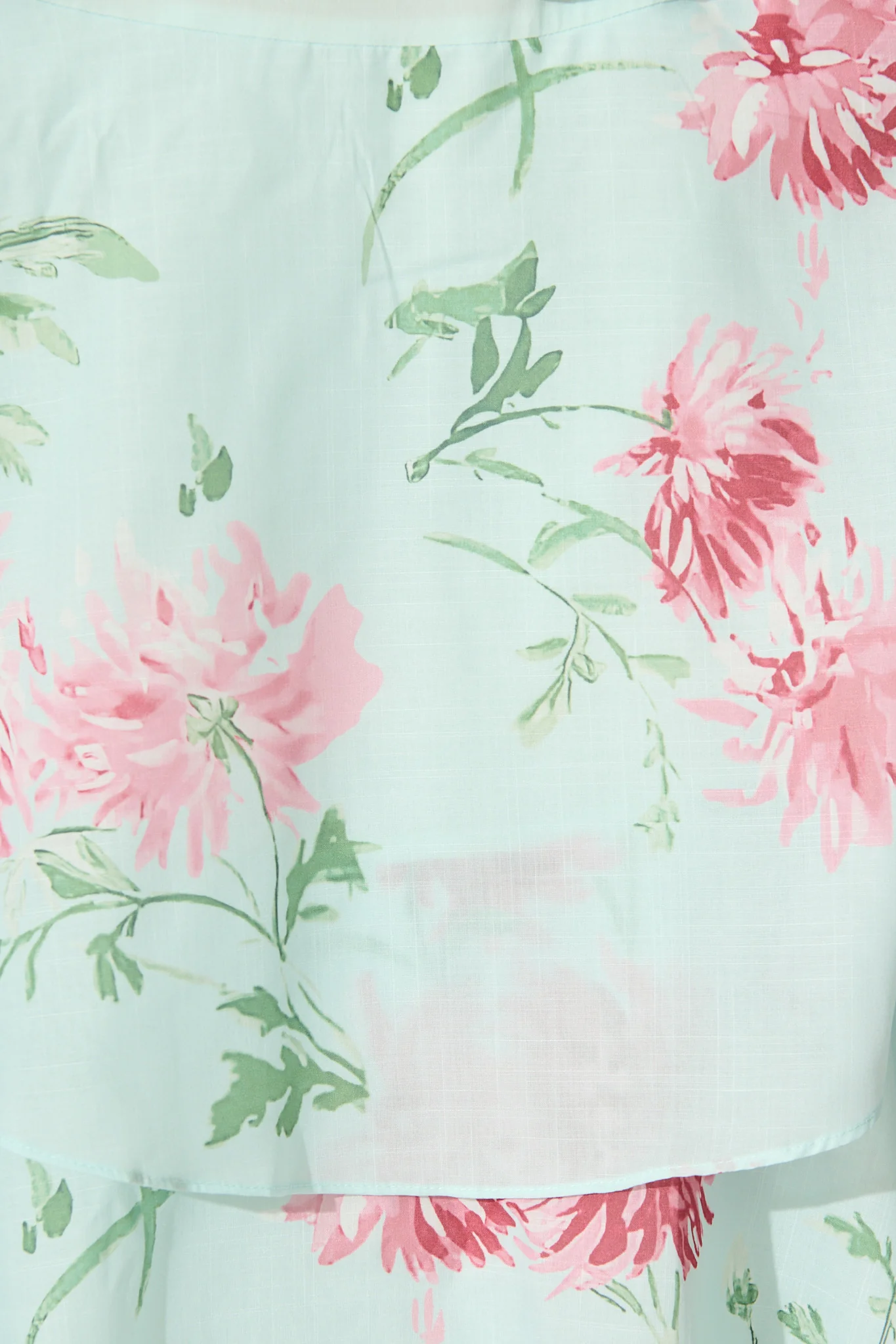 Lumiya Maxi Dress in Mint and Blush Floral - Image 8