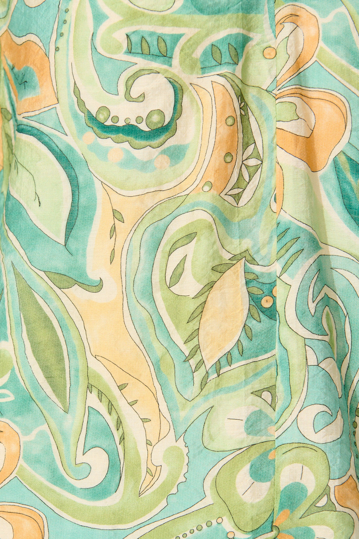 Luna Mirage Top in Multi Green Print - Image 6