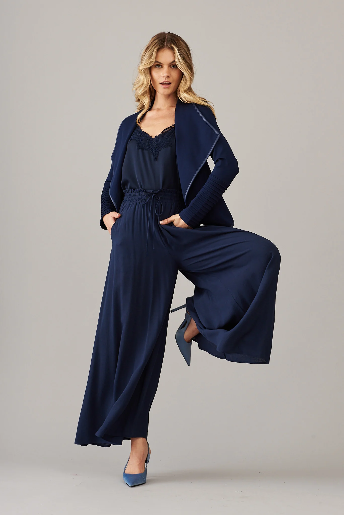 Lyndall Jacket In Navy - Image 5