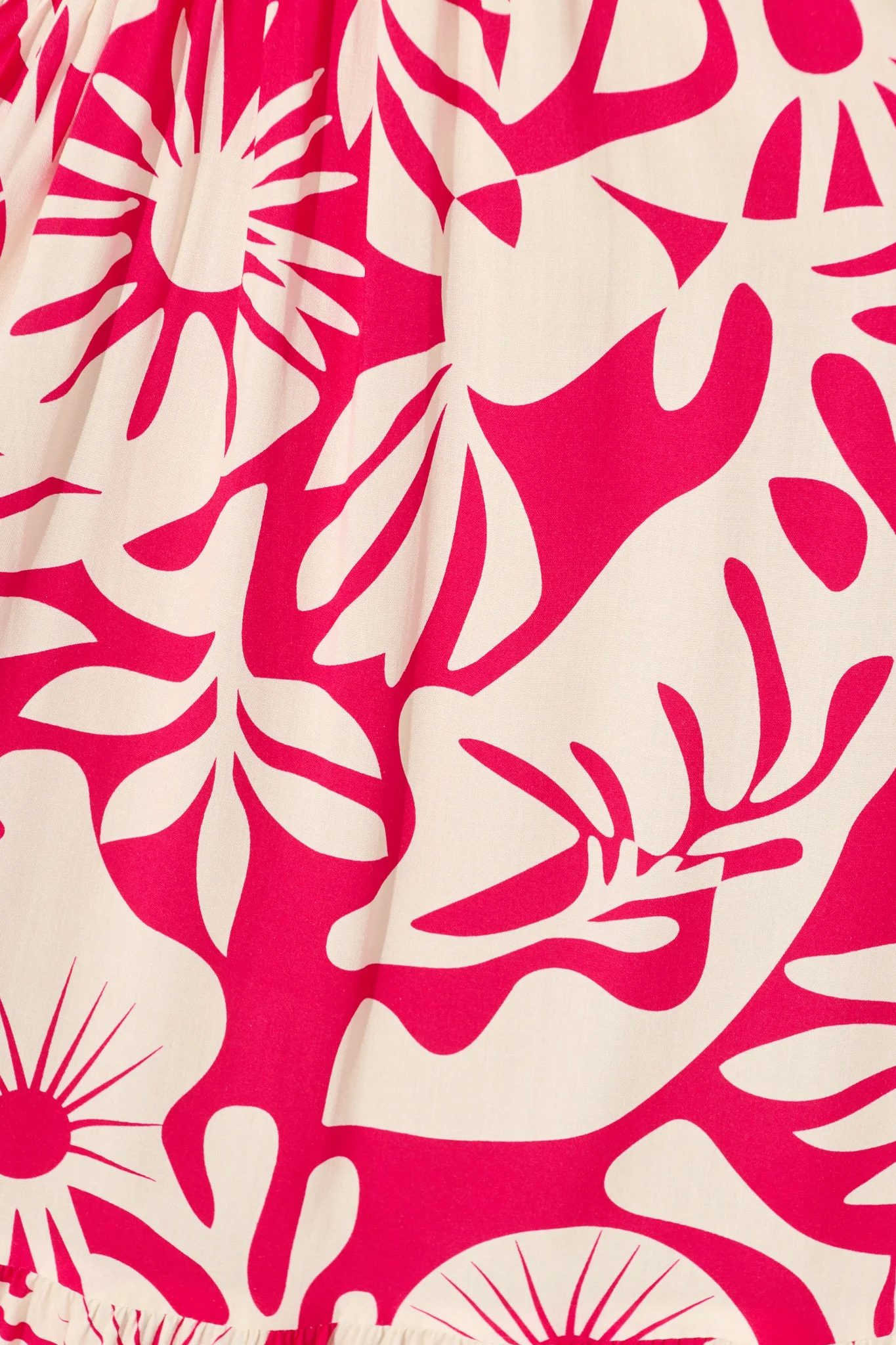 Malita Dress in Pink with White Print - Image 6
