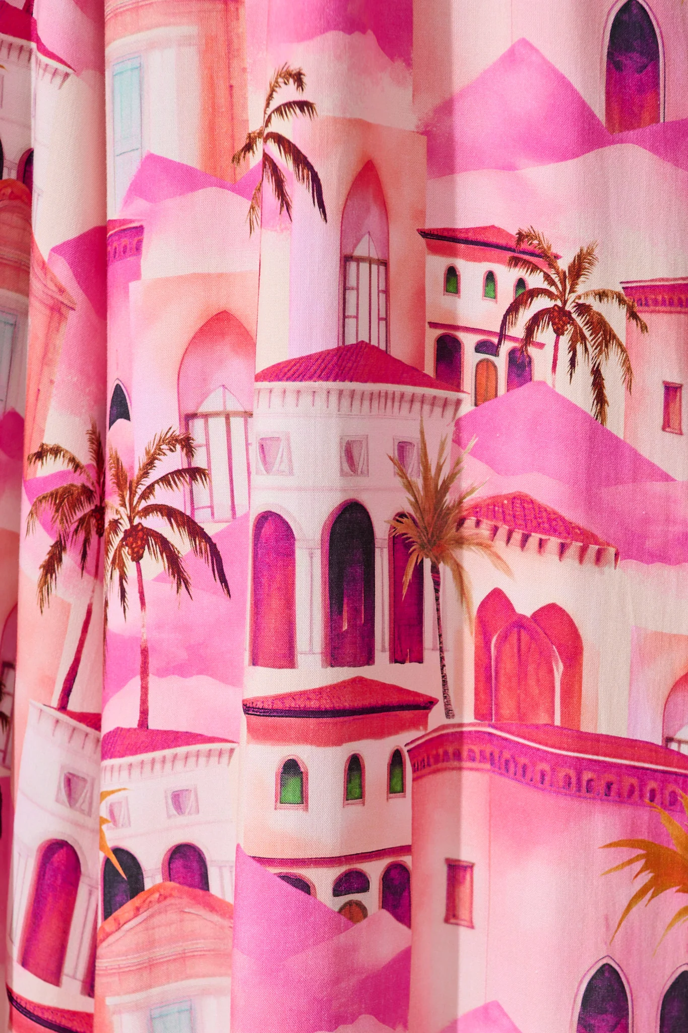 Mariah Pant in Pink Resort Print - Image 6