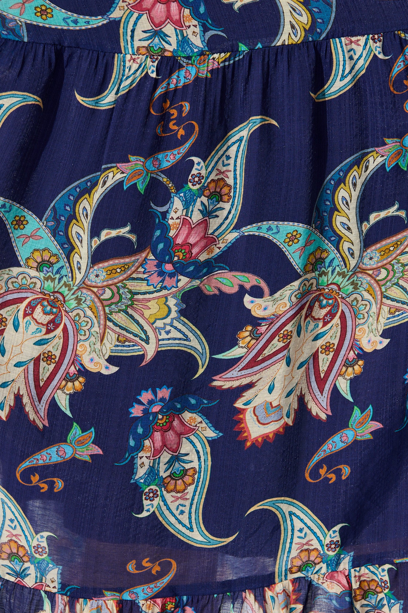Maverick Midi Dress in Navy Multi Print - Image 6