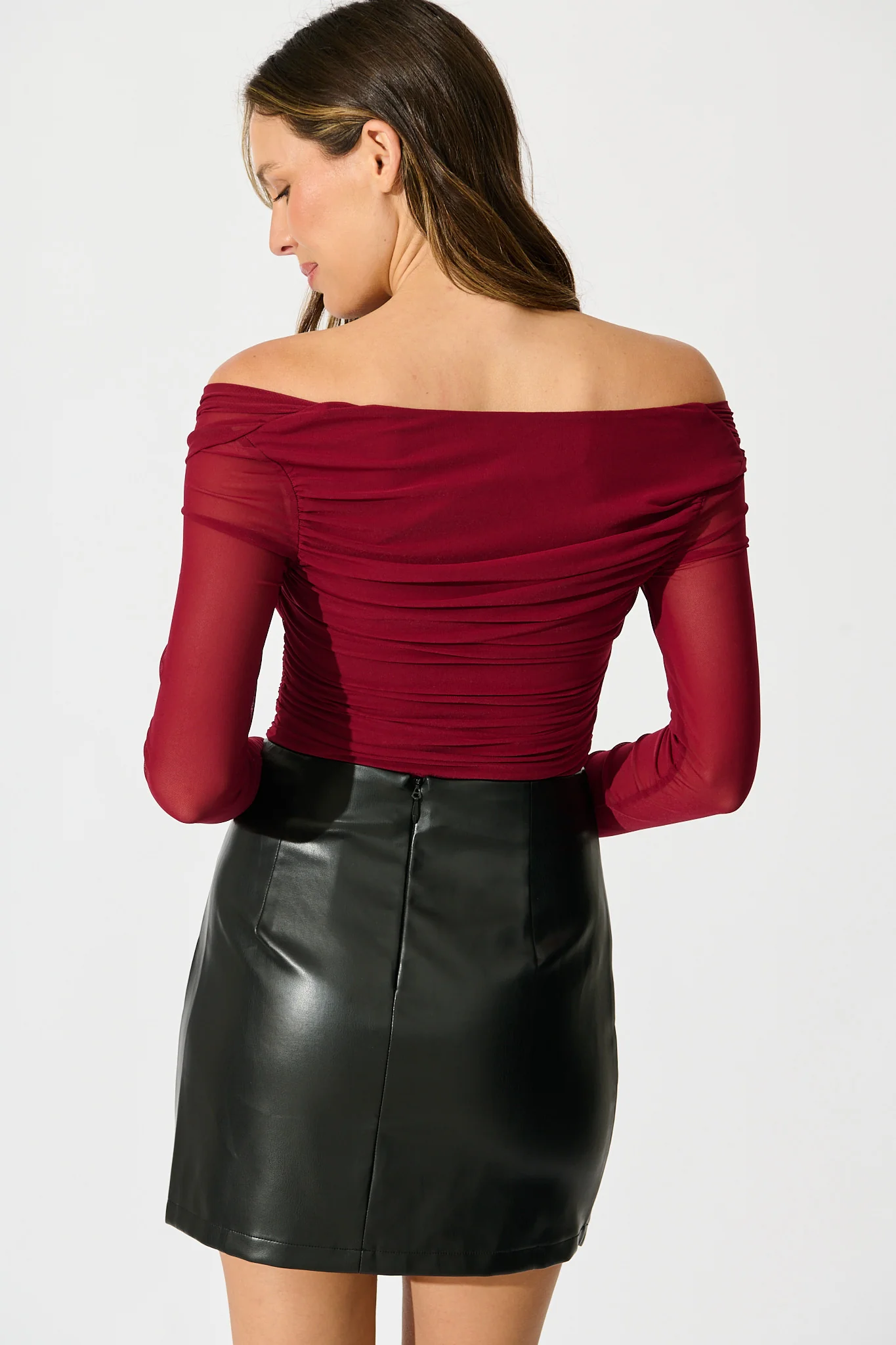 Maybe Tomorrow Top in Wine - Image 6